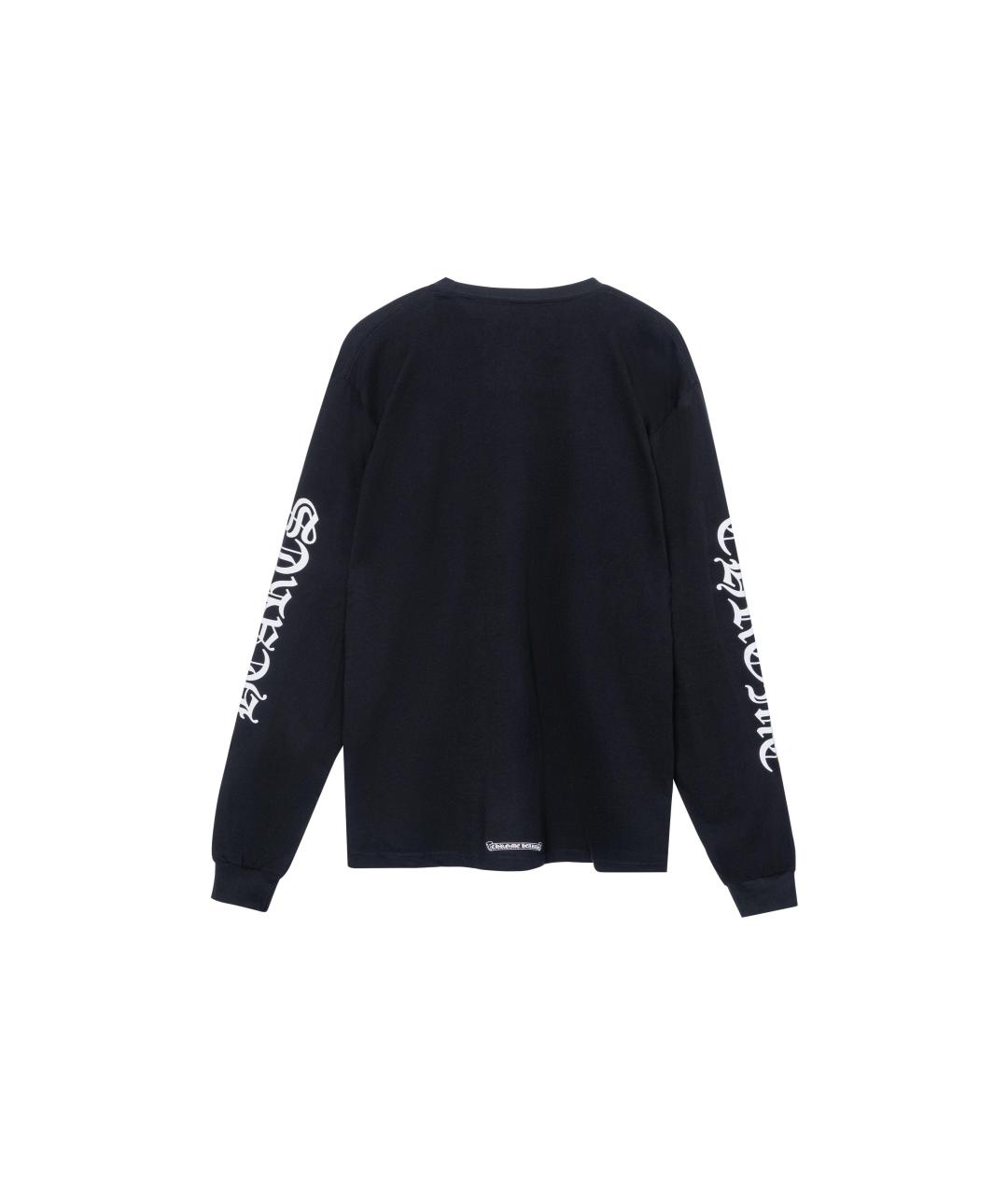 CHROME HEARTS Черная хлопковая футболка, фото 2
