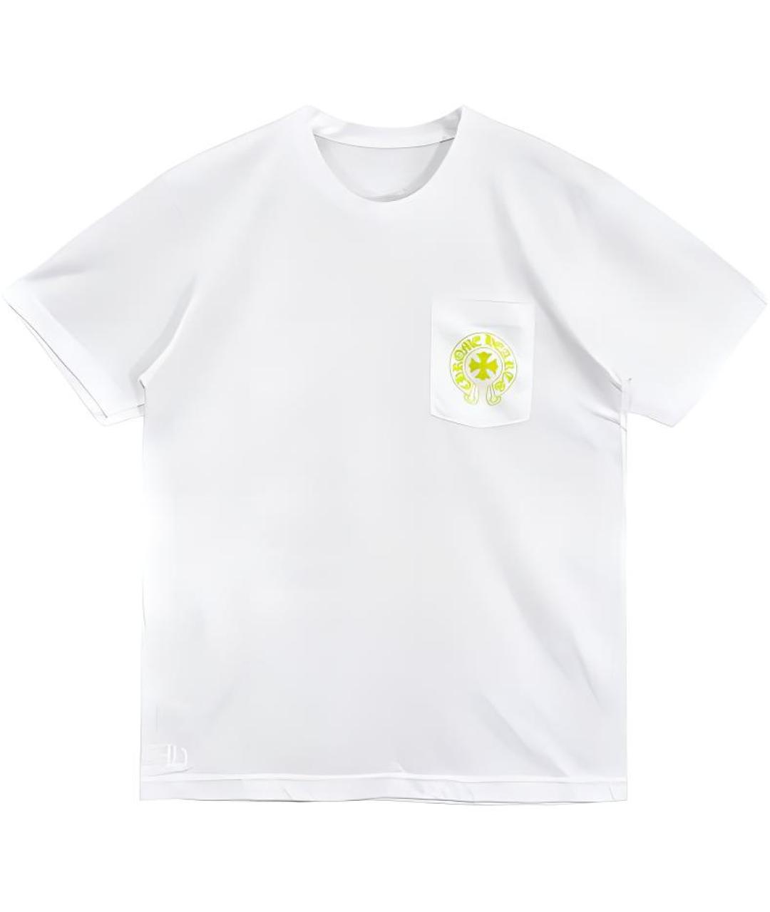 CHROME HEARTS Белая хлопковая футболка, фото 1