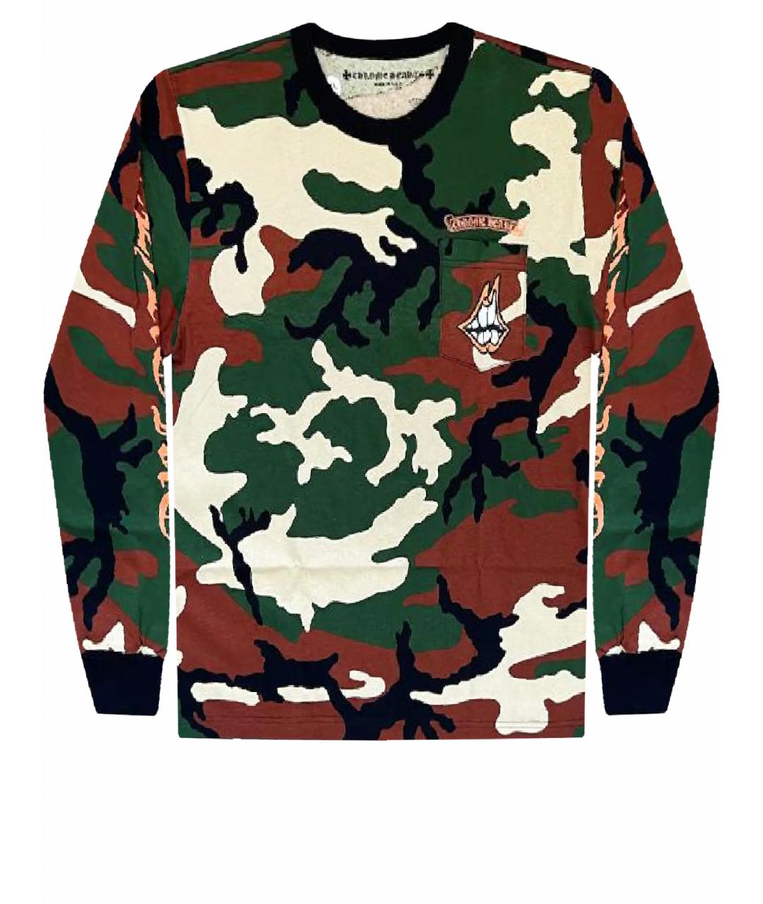 CHROME HEARTS Мульти хлопковая футболка, фото 1