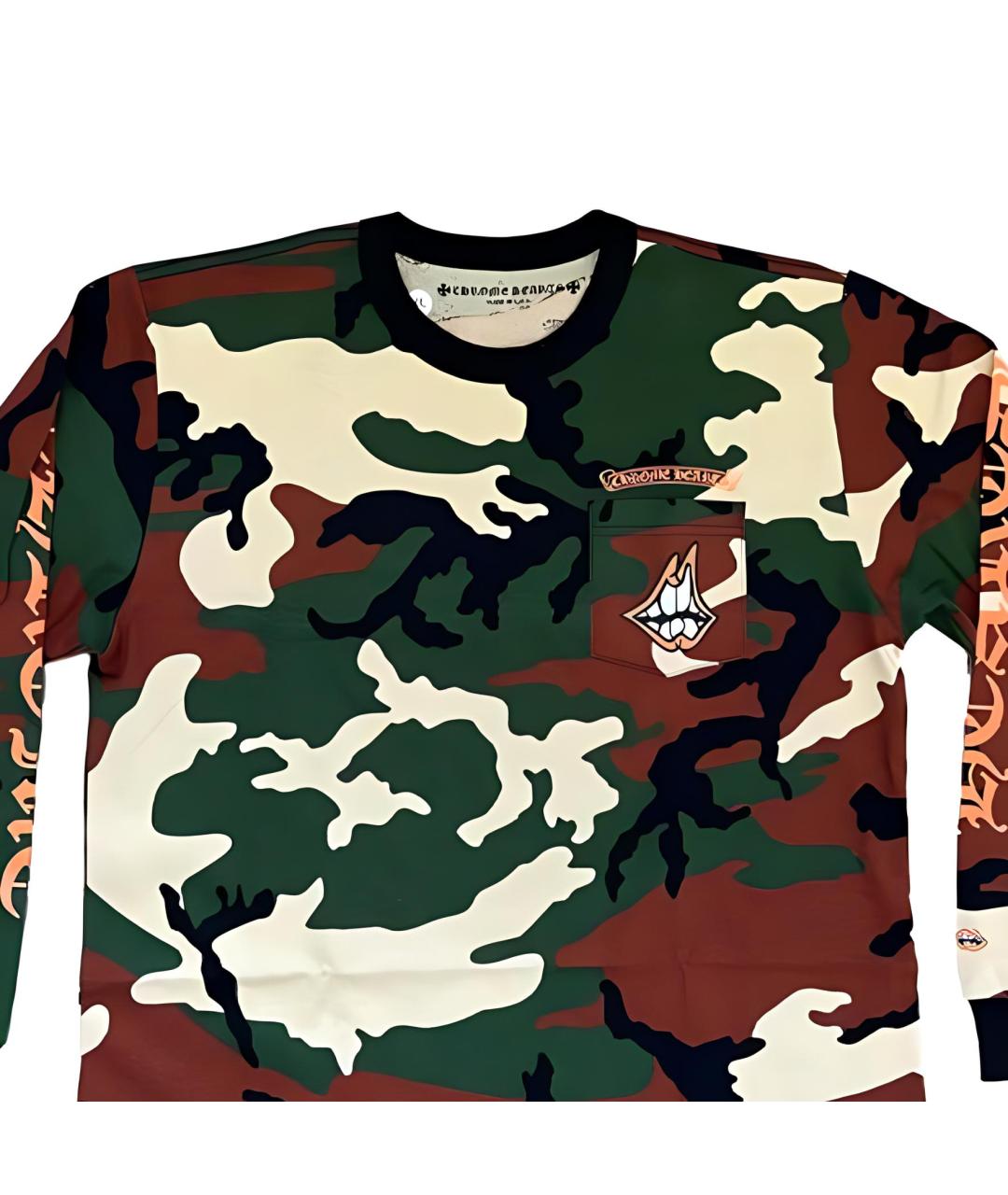 CHROME HEARTS Мульти хлопковая футболка, фото 3