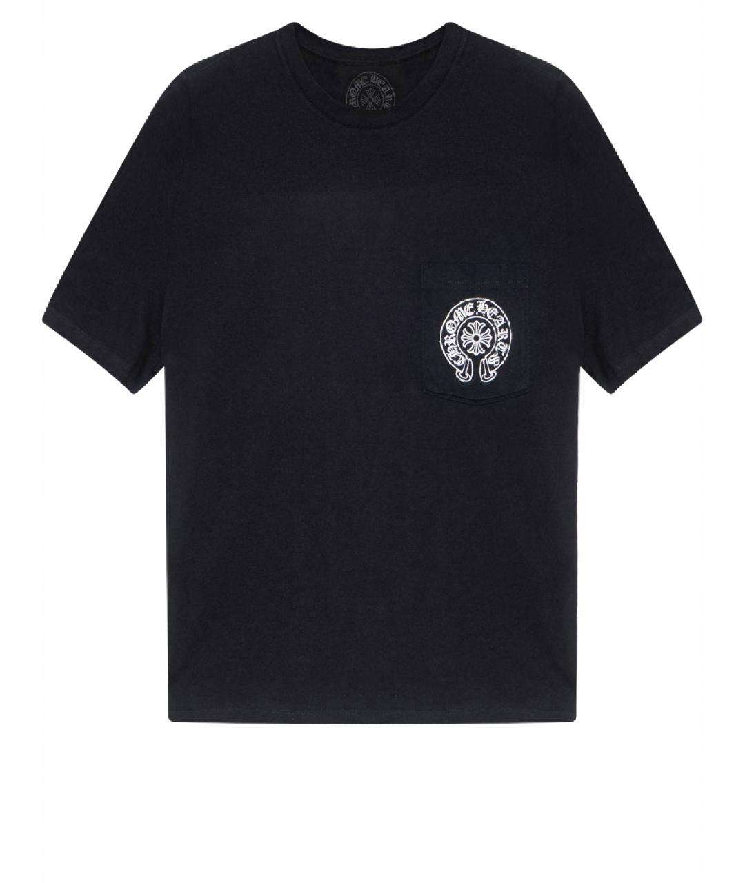 CHROME HEARTS Черная хлопковая футболка, фото 1