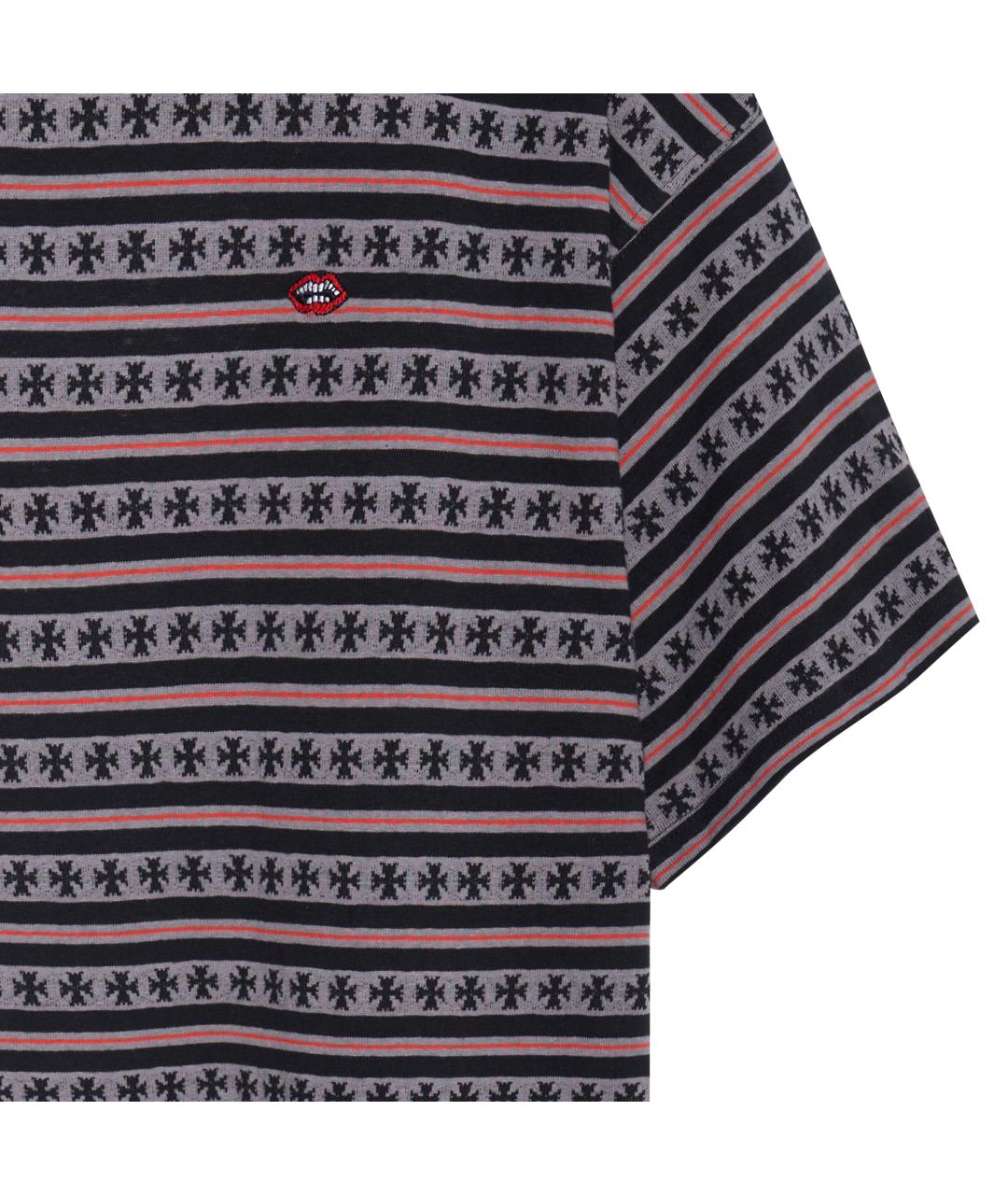 CHROME HEARTS Серая хлопковая футболка, фото 4