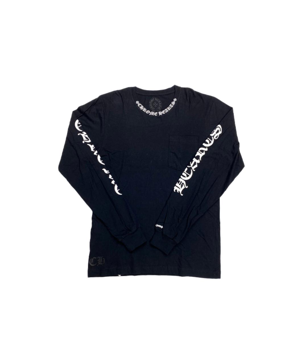 CHROME HEARTS Черная хлопковая футболка, фото 7