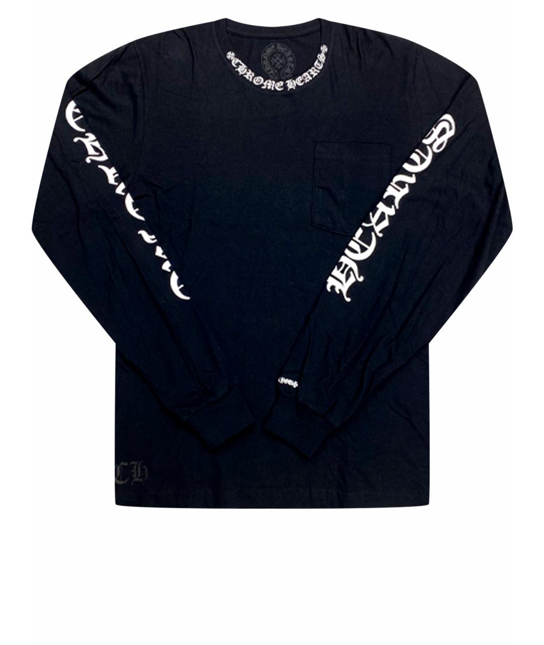 CHROME HEARTS Черная хлопковая футболка, фото 1