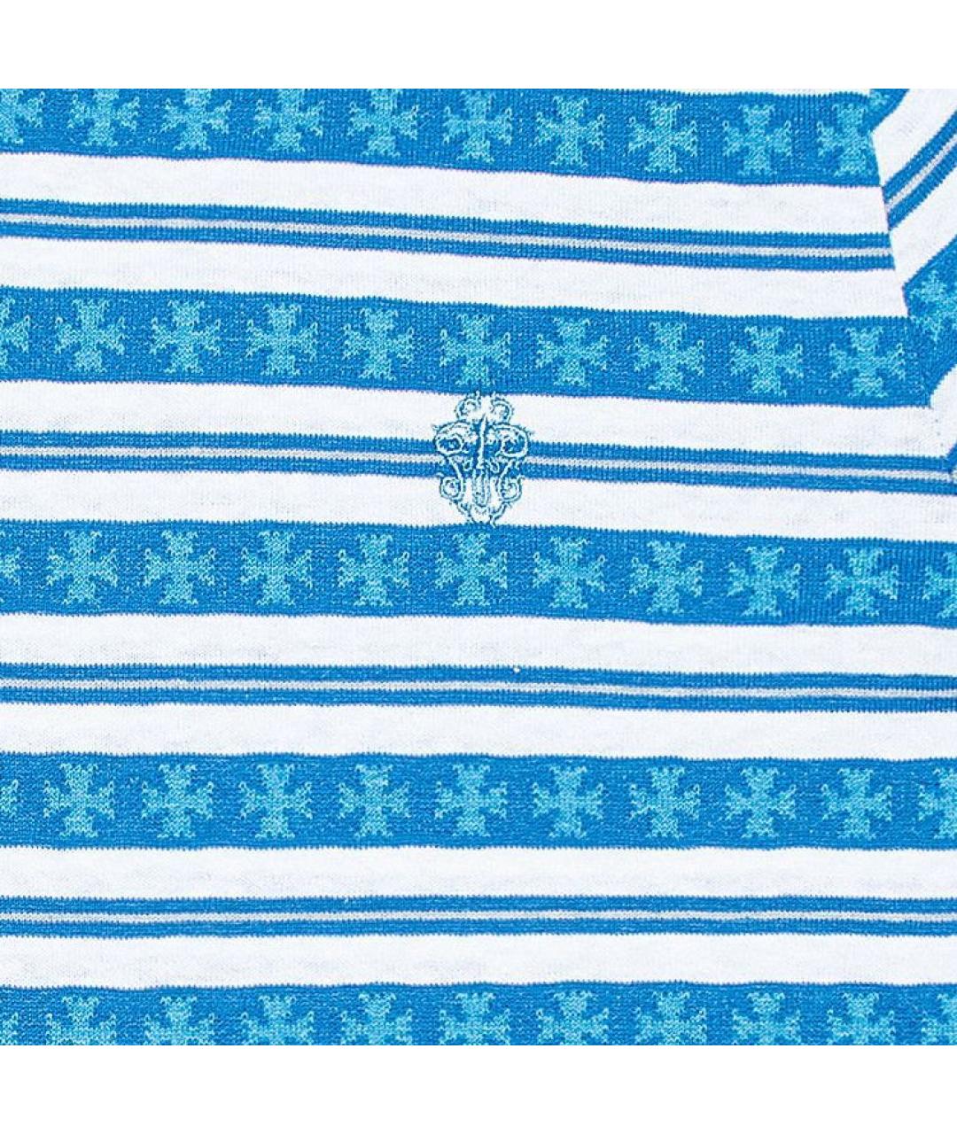 CHROME HEARTS Синяя хлопковая футболка, фото 5