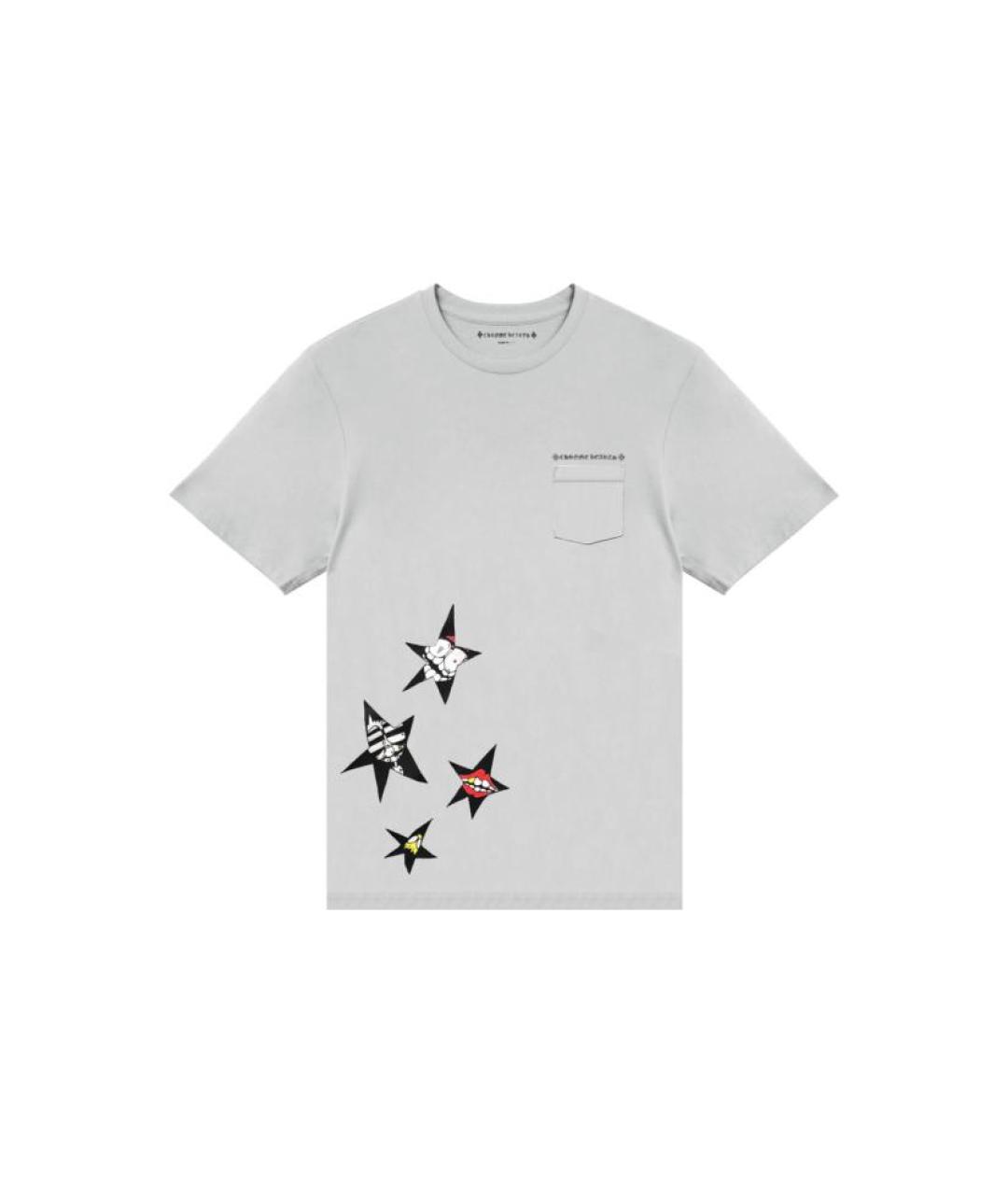 CHROME HEARTS Серая хлопковая футболка, фото 1