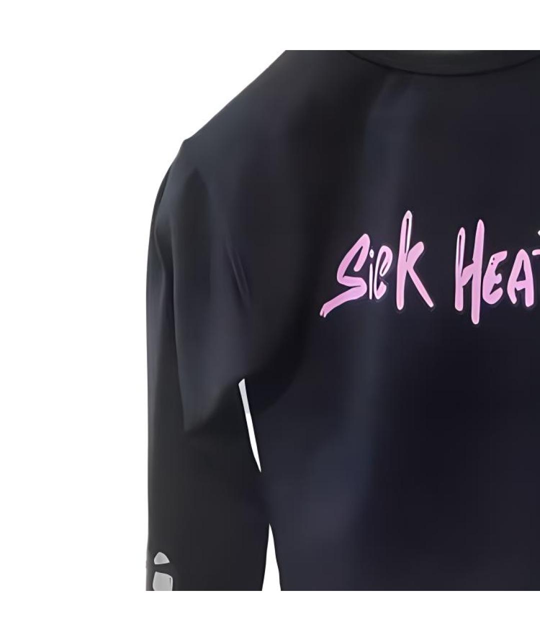 CHROME HEARTS Черная хлопковая футболка, фото 4