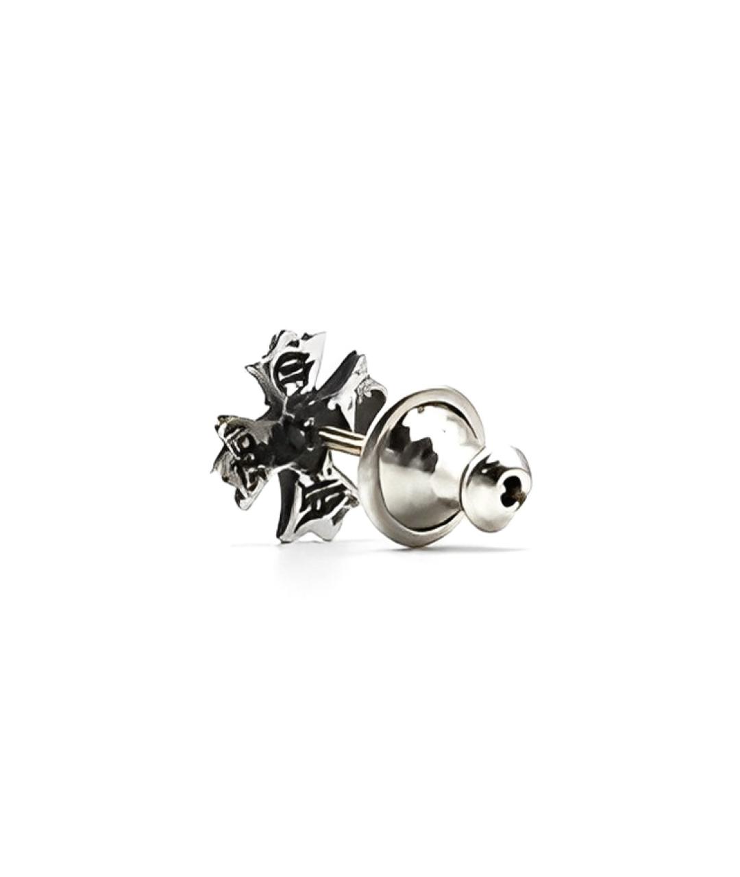 CHROME HEARTS Серебряные серебряные серьги, фото 3