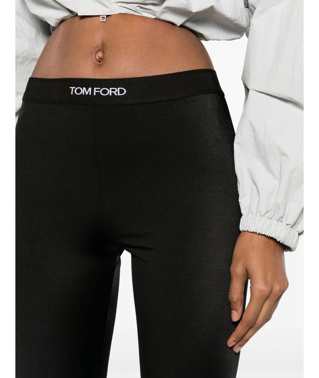 TOM FORD Черные леггинсы и велосипедки, фото 2