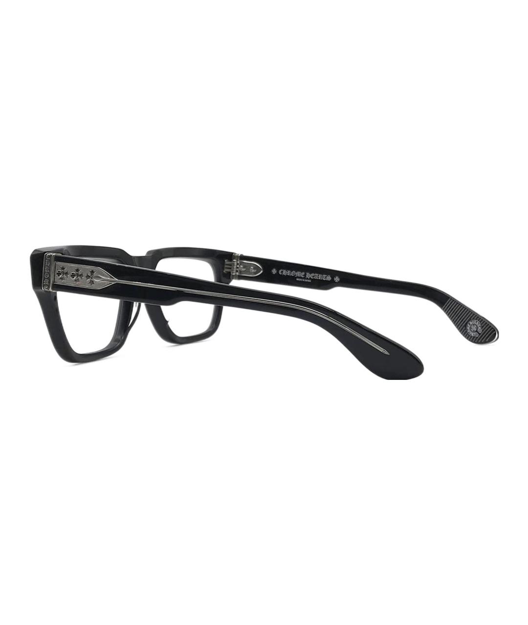 CHROME HEARTS Черные пластиковые солнцезащитные очки, фото 3