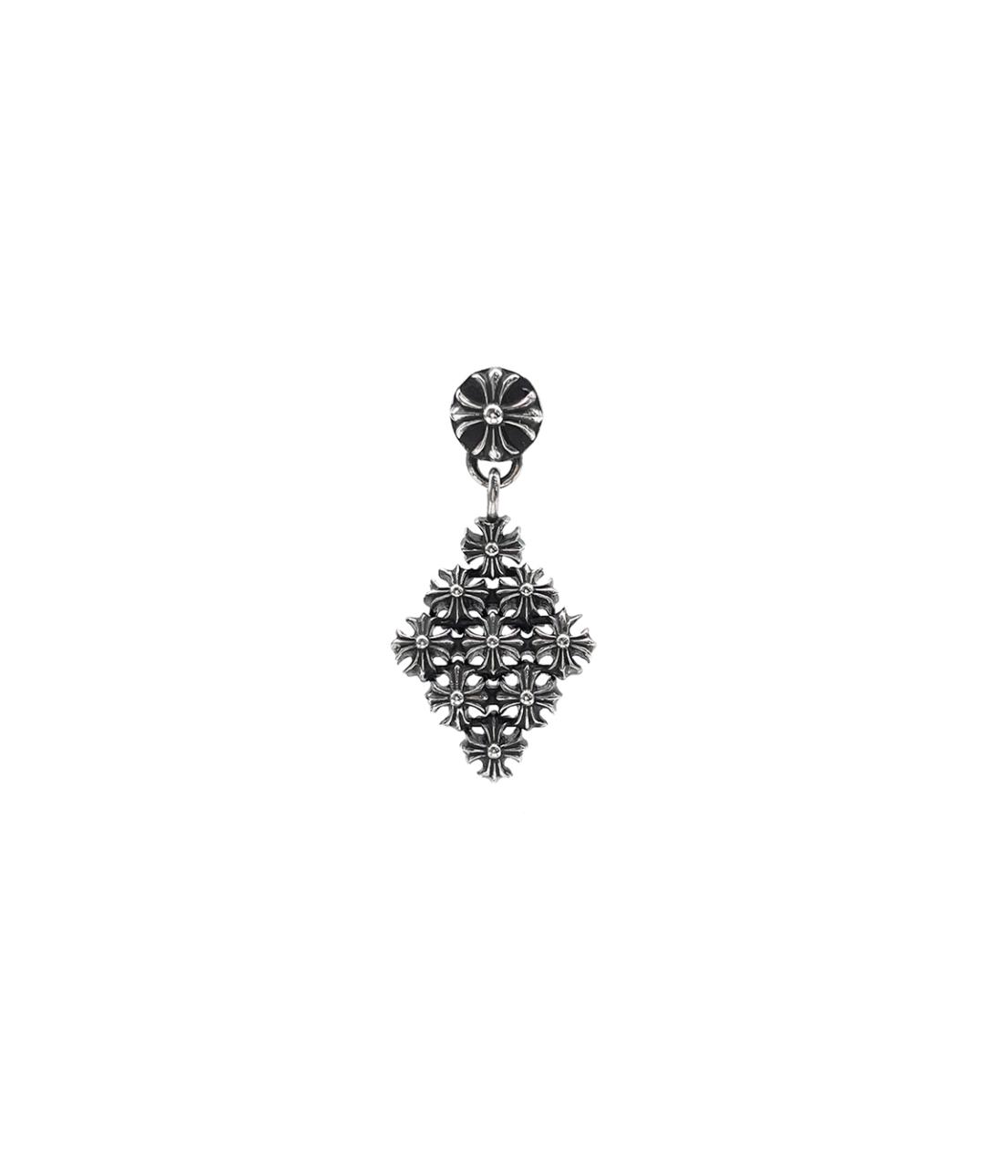 CHROME HEARTS Серебряные серебряные серьги, фото 1