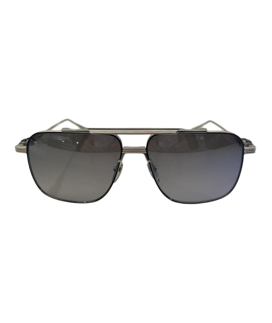 CHROME HEARTS Черные металлические солнцезащитные очки, фото 2