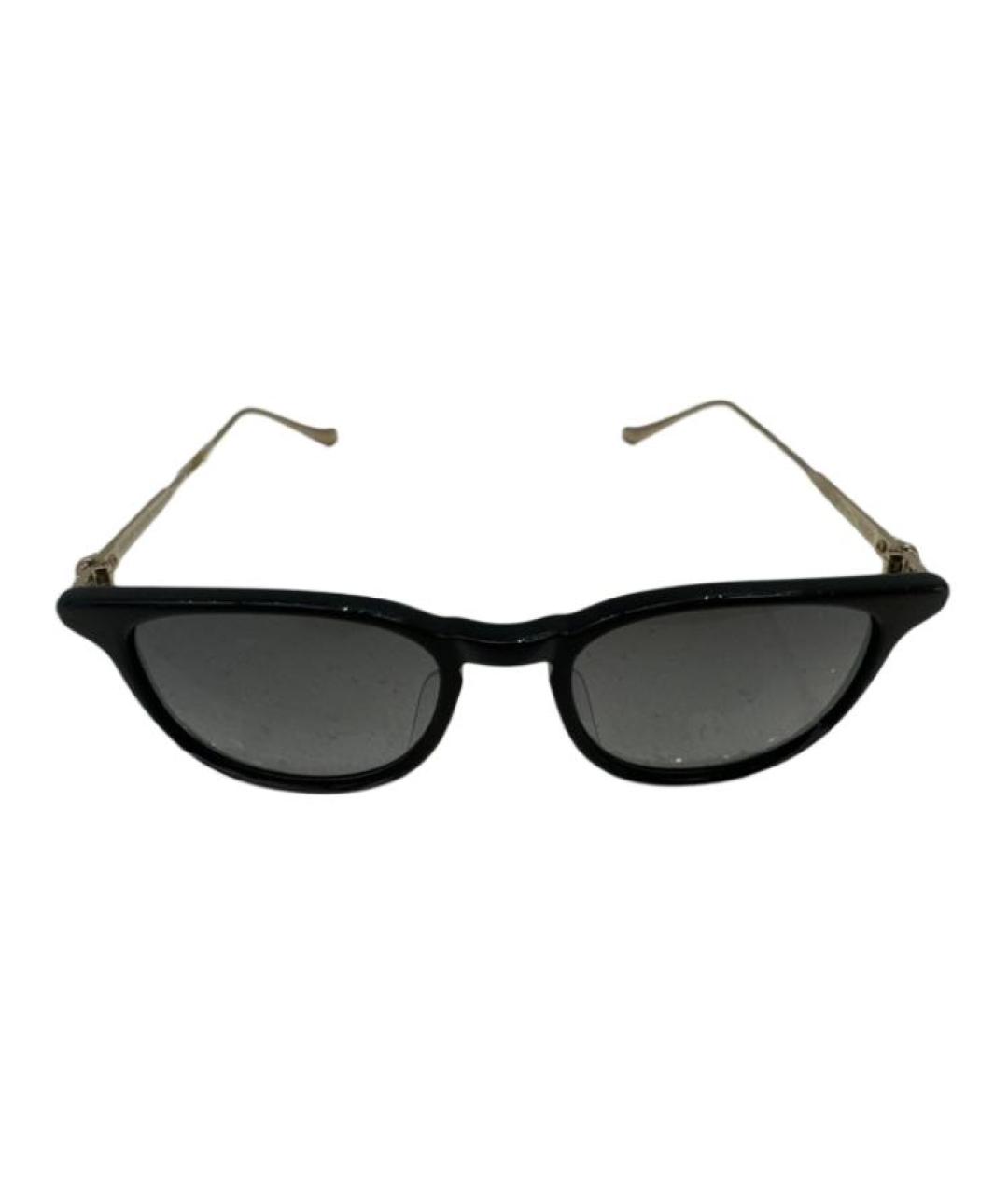 CHROME HEARTS Черные пластиковые солнцезащитные очки, фото 1