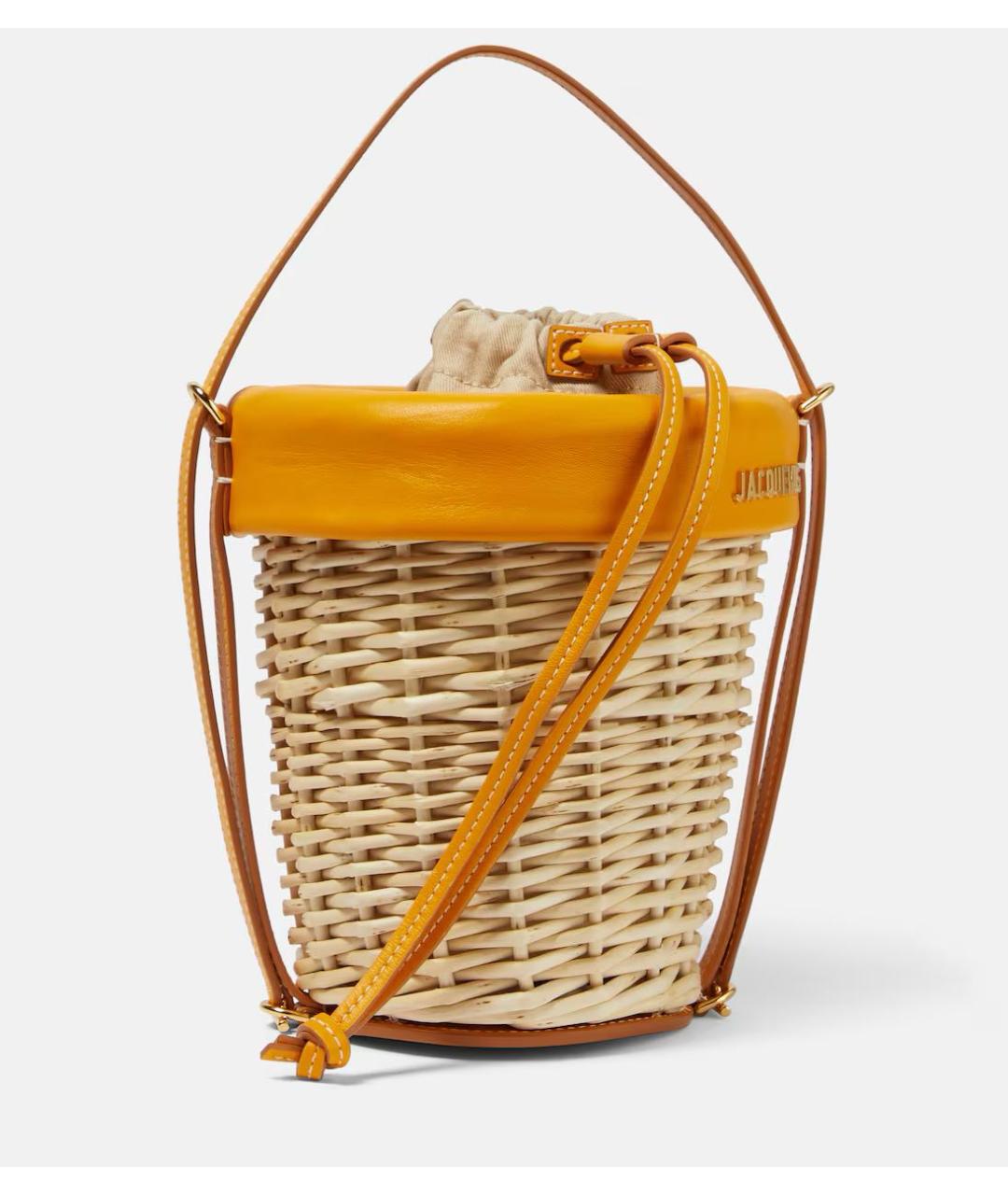 JACQUEMUS Пелетеная сумка через плечо, фото 9