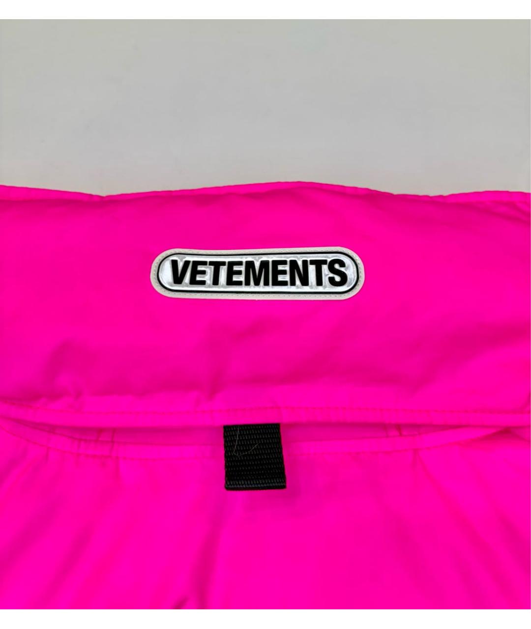 VETEMENTS Фуксия куртка, фото 8