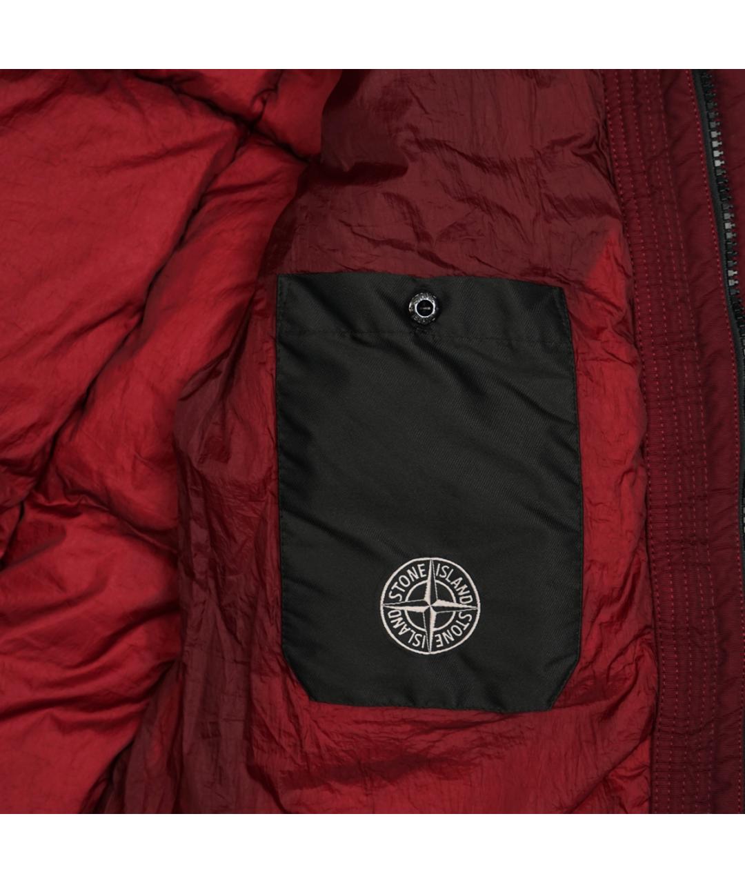 STONE ISLAND Бордовая парка, фото 8