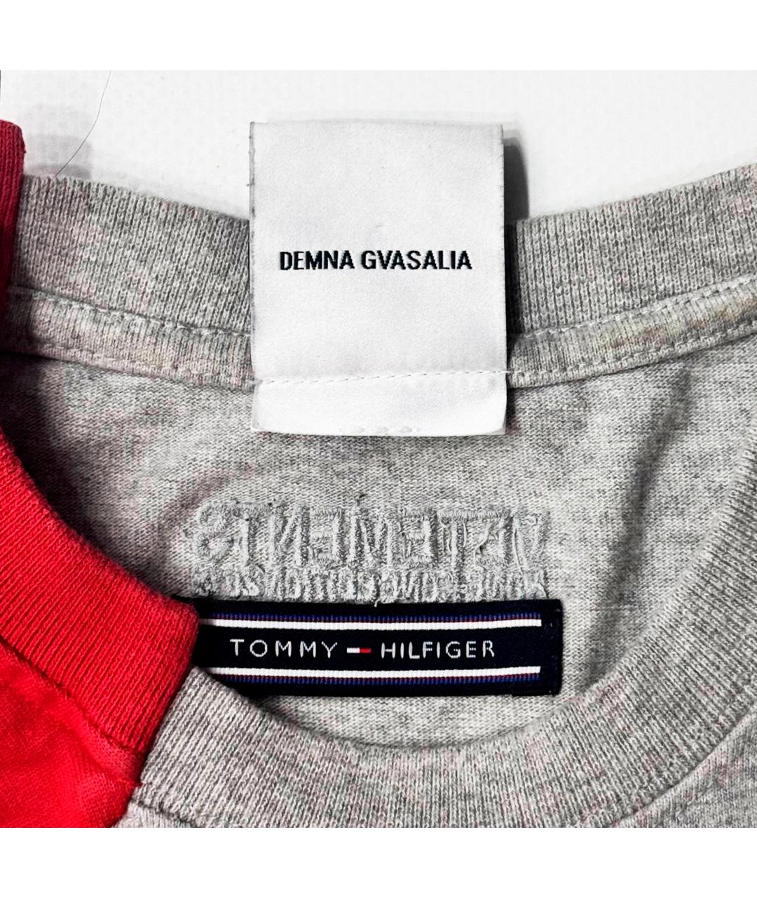 VETEMENTS Красная хлопковая футболка, фото 5
