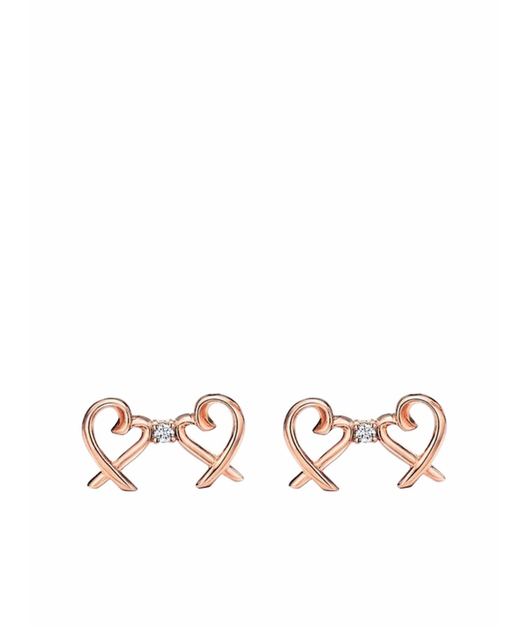 TIFFANY&CO Золотые серьги из розового золота, фото 1