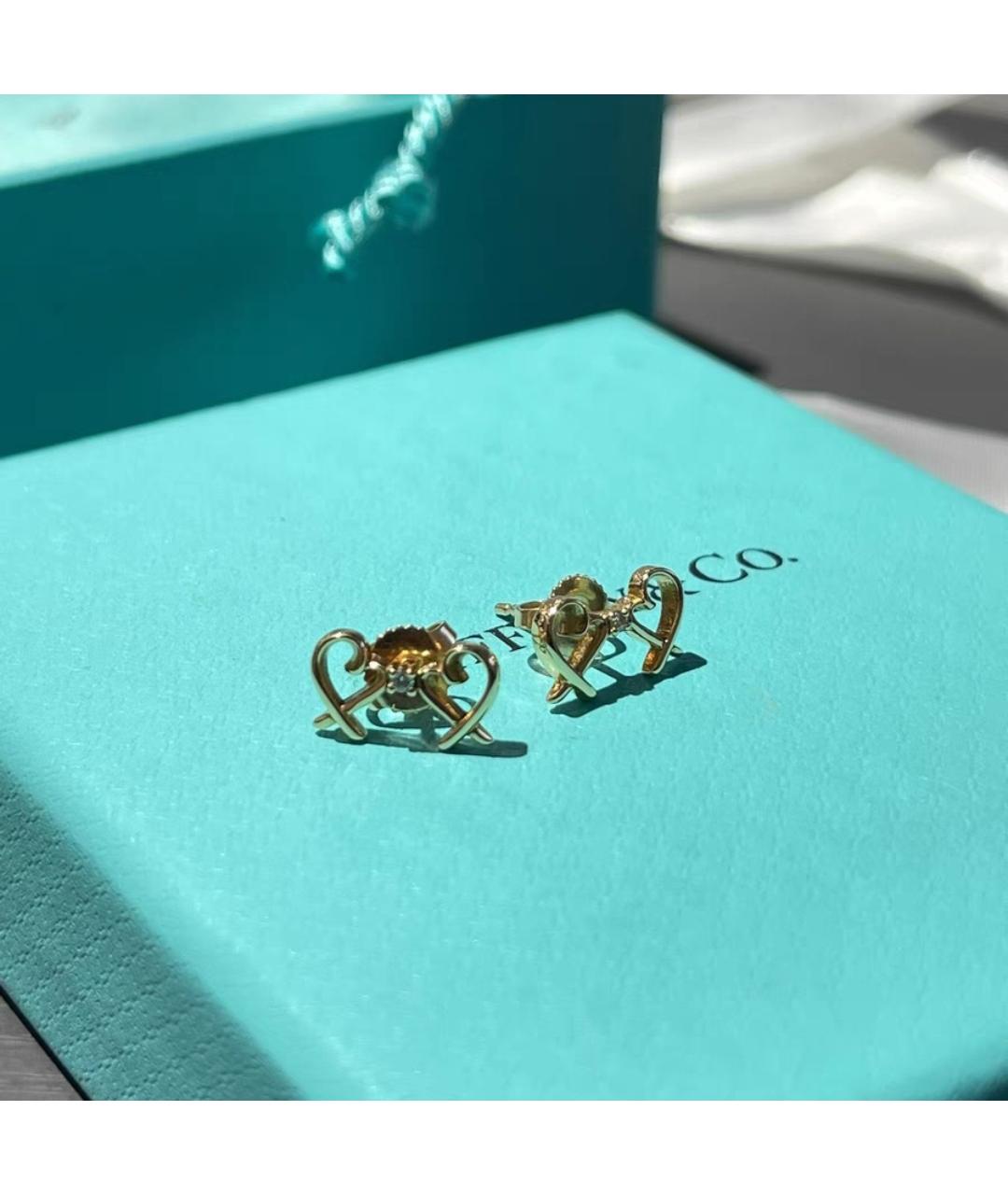 TIFFANY&CO Золотые серьги из розового золота, фото 3