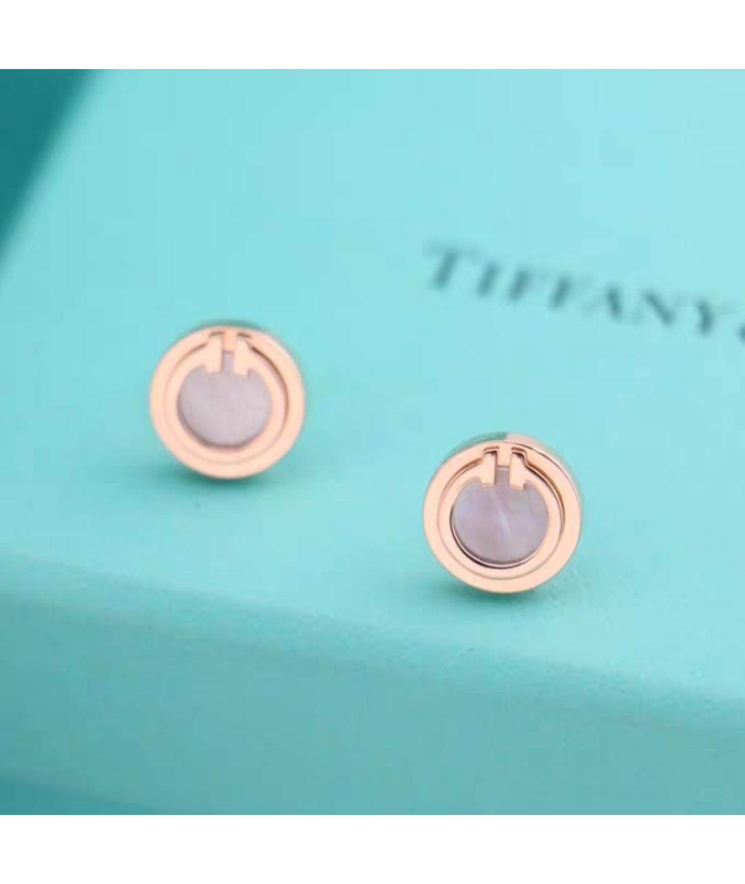 TIFFANY&CO Золотые серьги из розового золота, фото 4