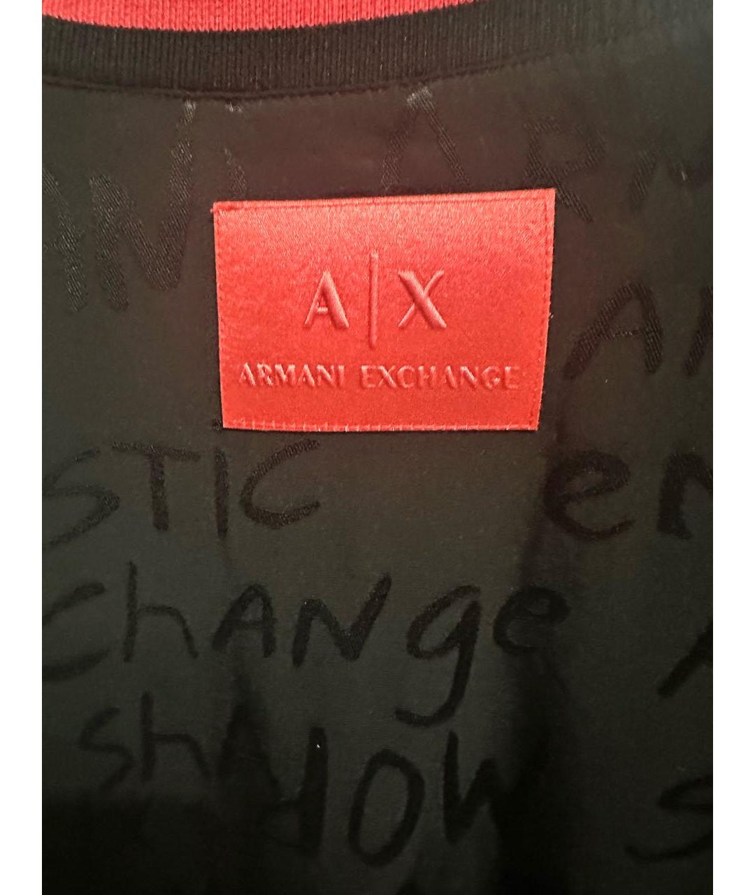 ARMANI EXCHANGE Черная полиэстеровая куртка, фото 3