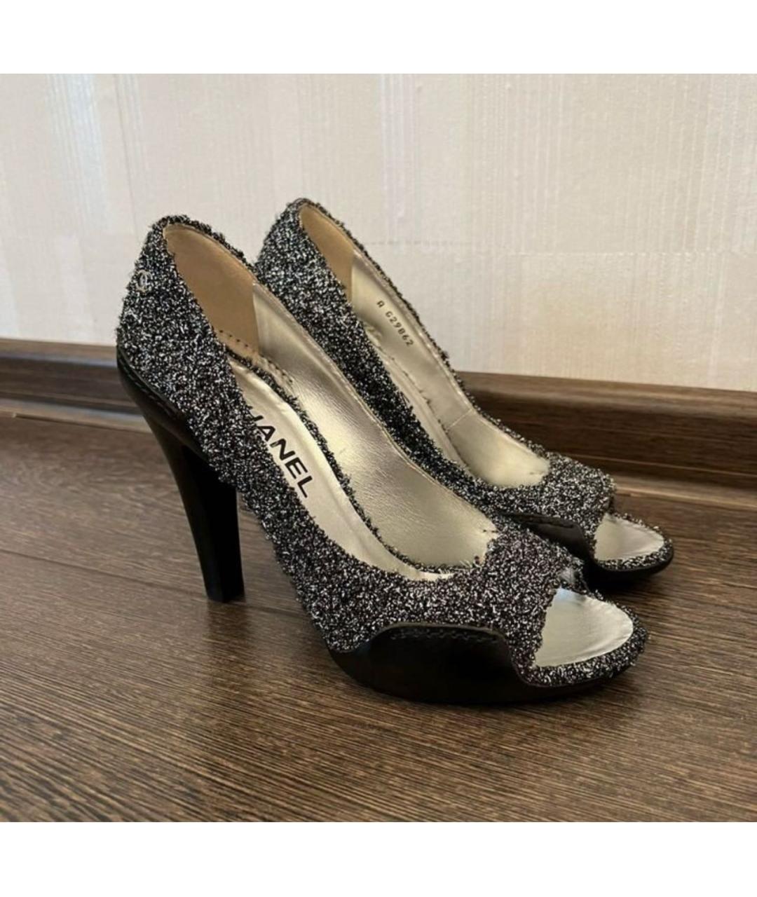 CHANEL Черные туфли, фото 6