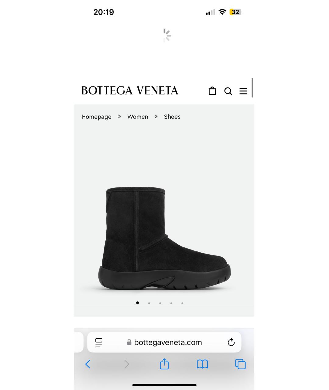 BOTTEGA VENETA Черные замшевые полусапоги, фото 4