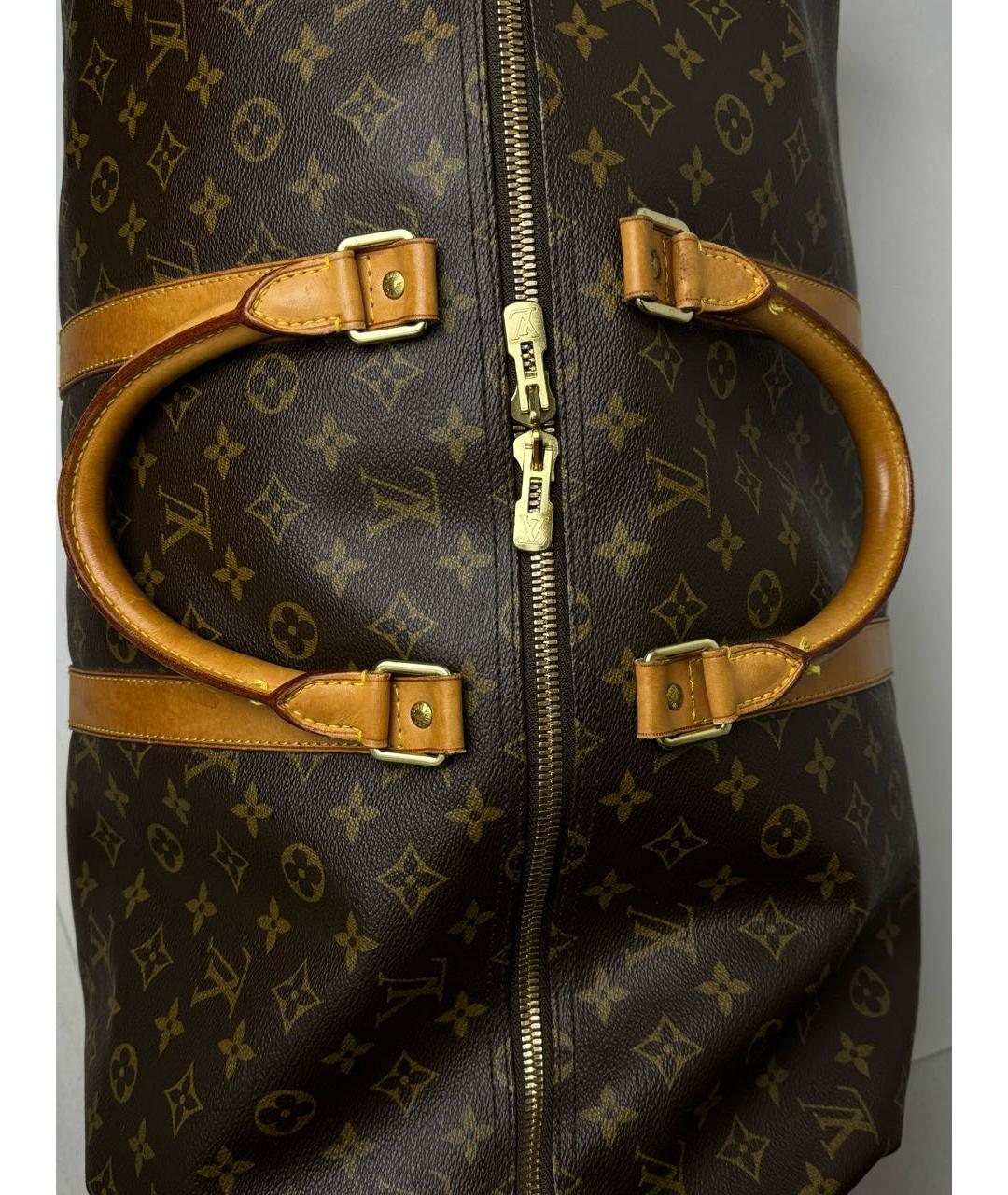 LOUIS VUITTON Коричневая дорожная/спортивная сумка, фото 4