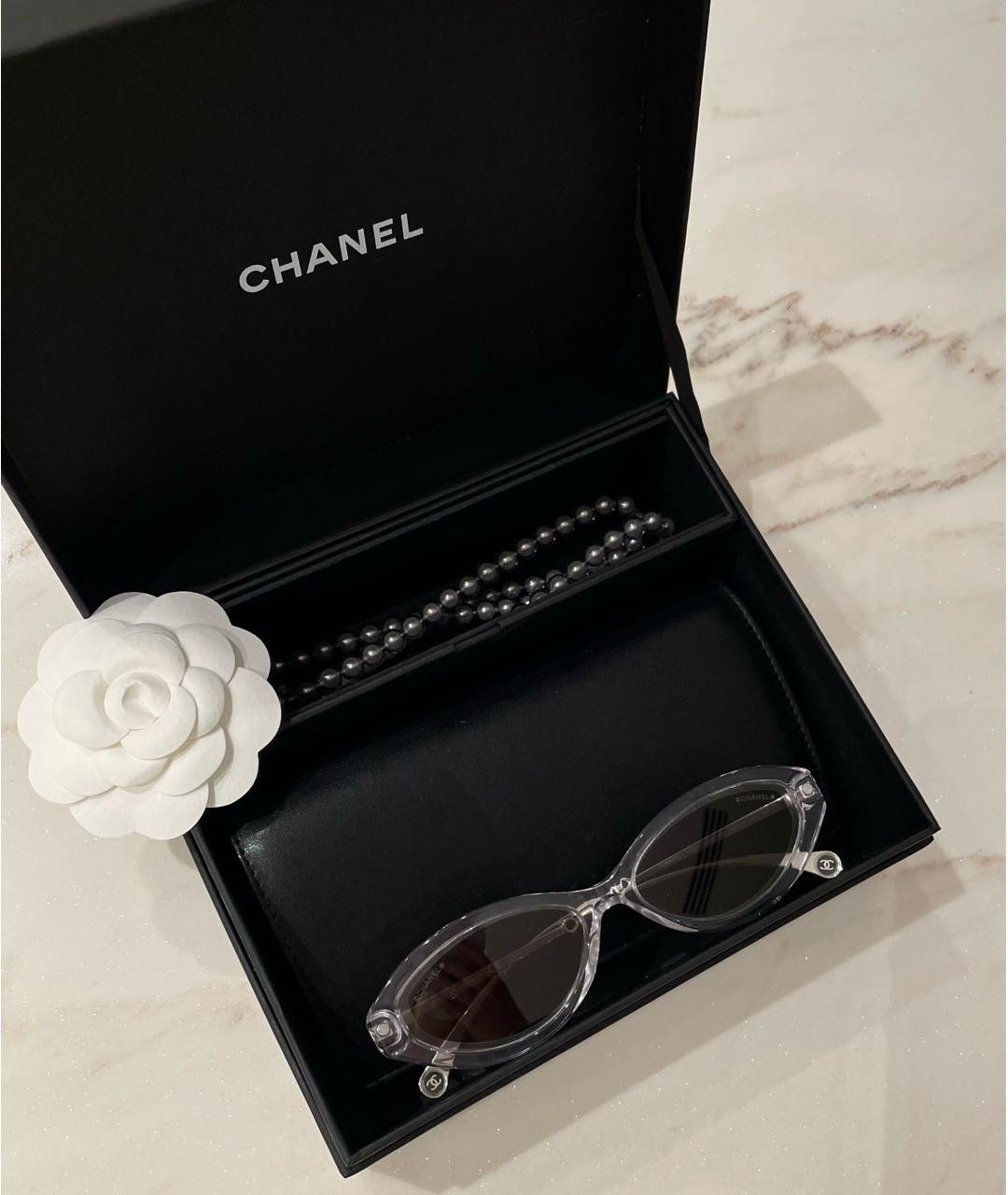 CHANEL Мульти пластиковые солнцезащитные очки, фото 3