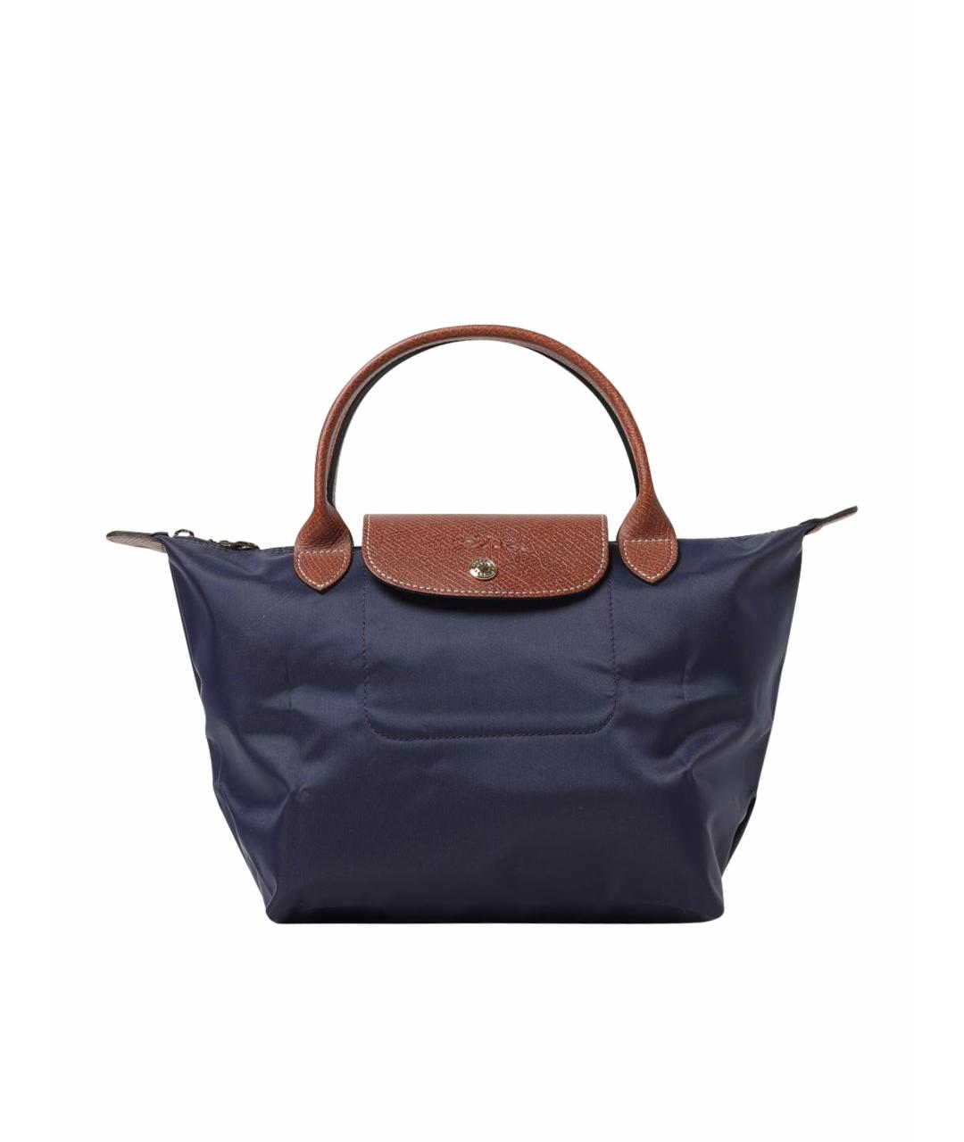 LONGCHAMP Синяя синтетическая сумка тоут, фото 1