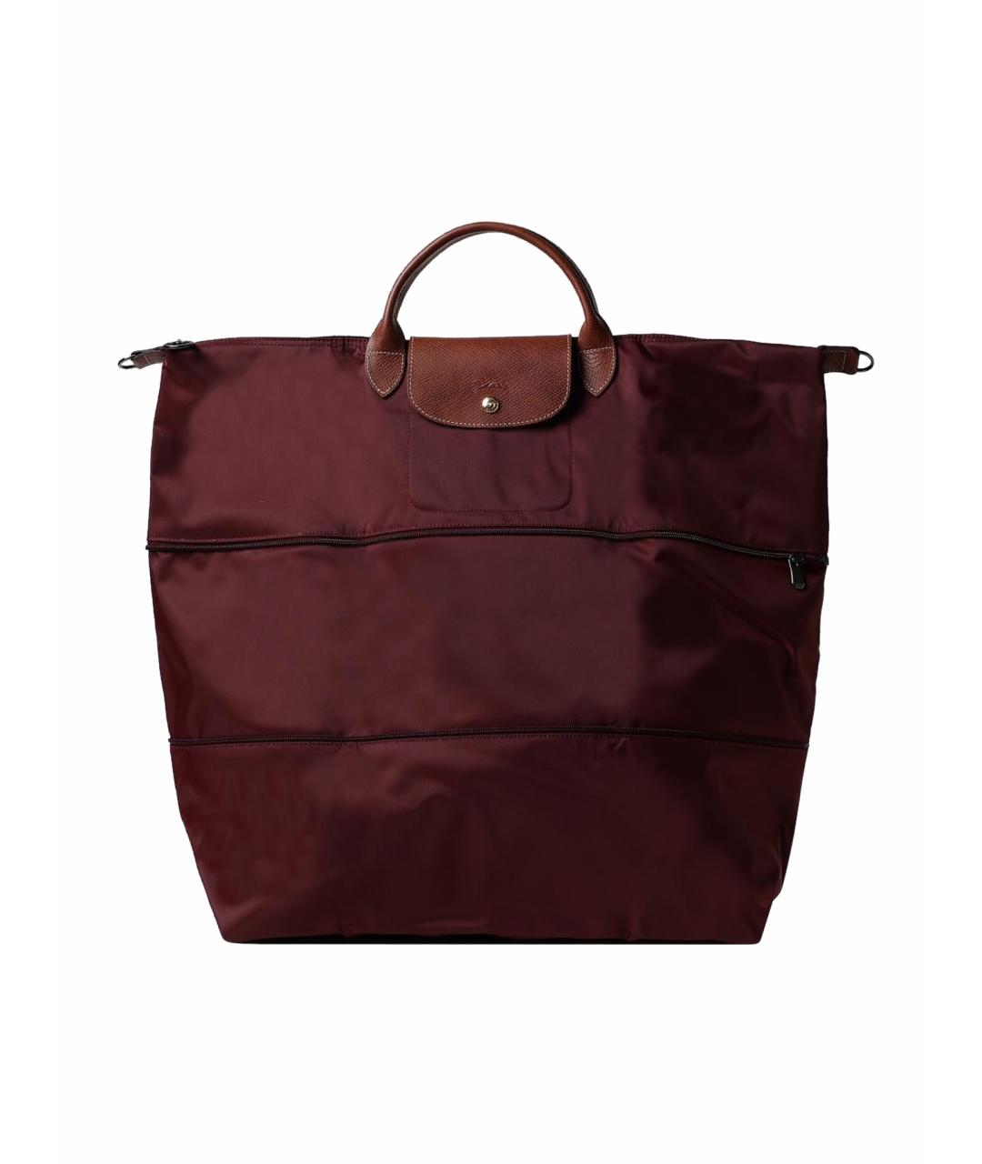 LONGCHAMP Бордовая сумка тоут, фото 1