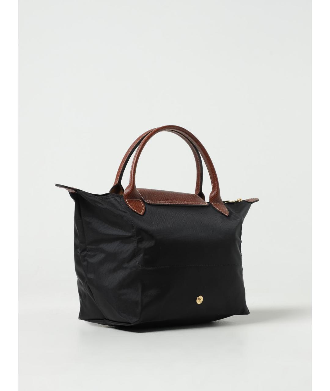 LONGCHAMP Черная синтетическая сумка тоут, фото 2