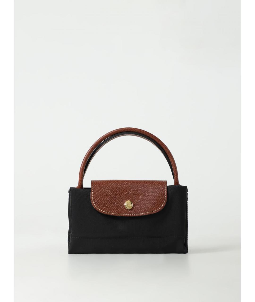 LONGCHAMP Черная синтетическая сумка тоут, фото 3