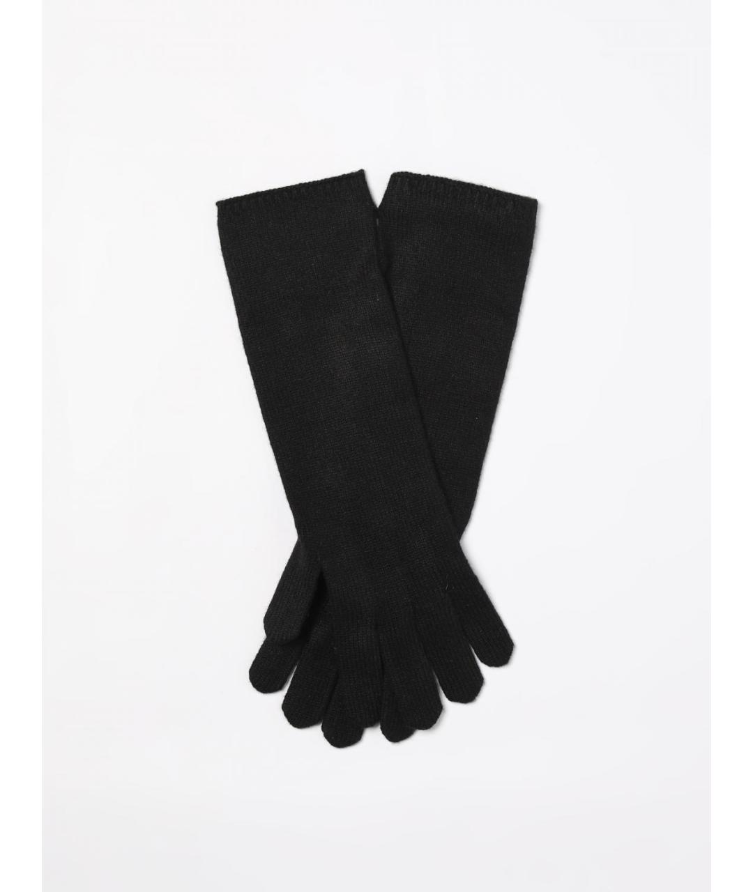 MAX MARA Черные перчатки, фото 3