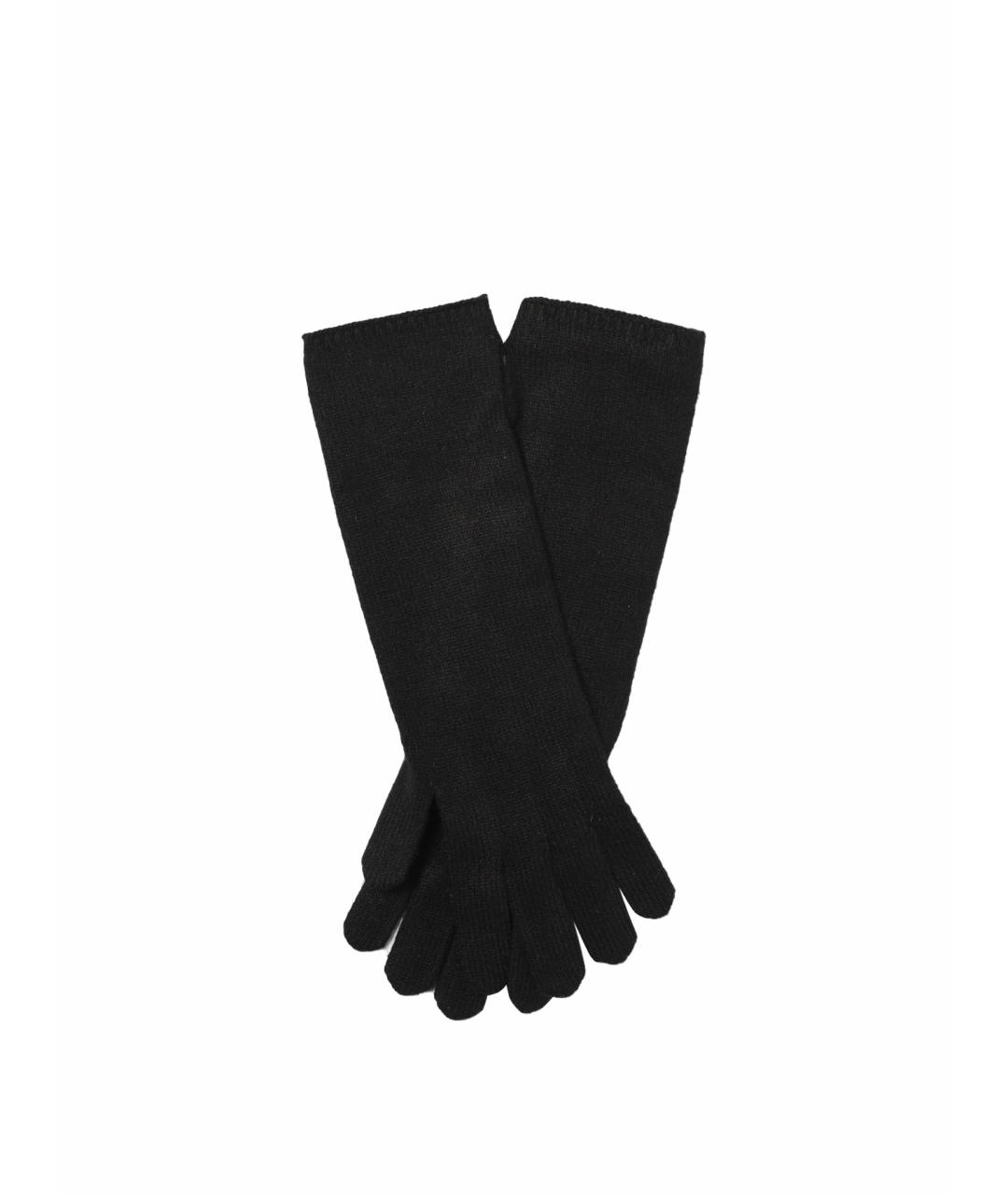 MAX MARA Черные перчатки, фото 1