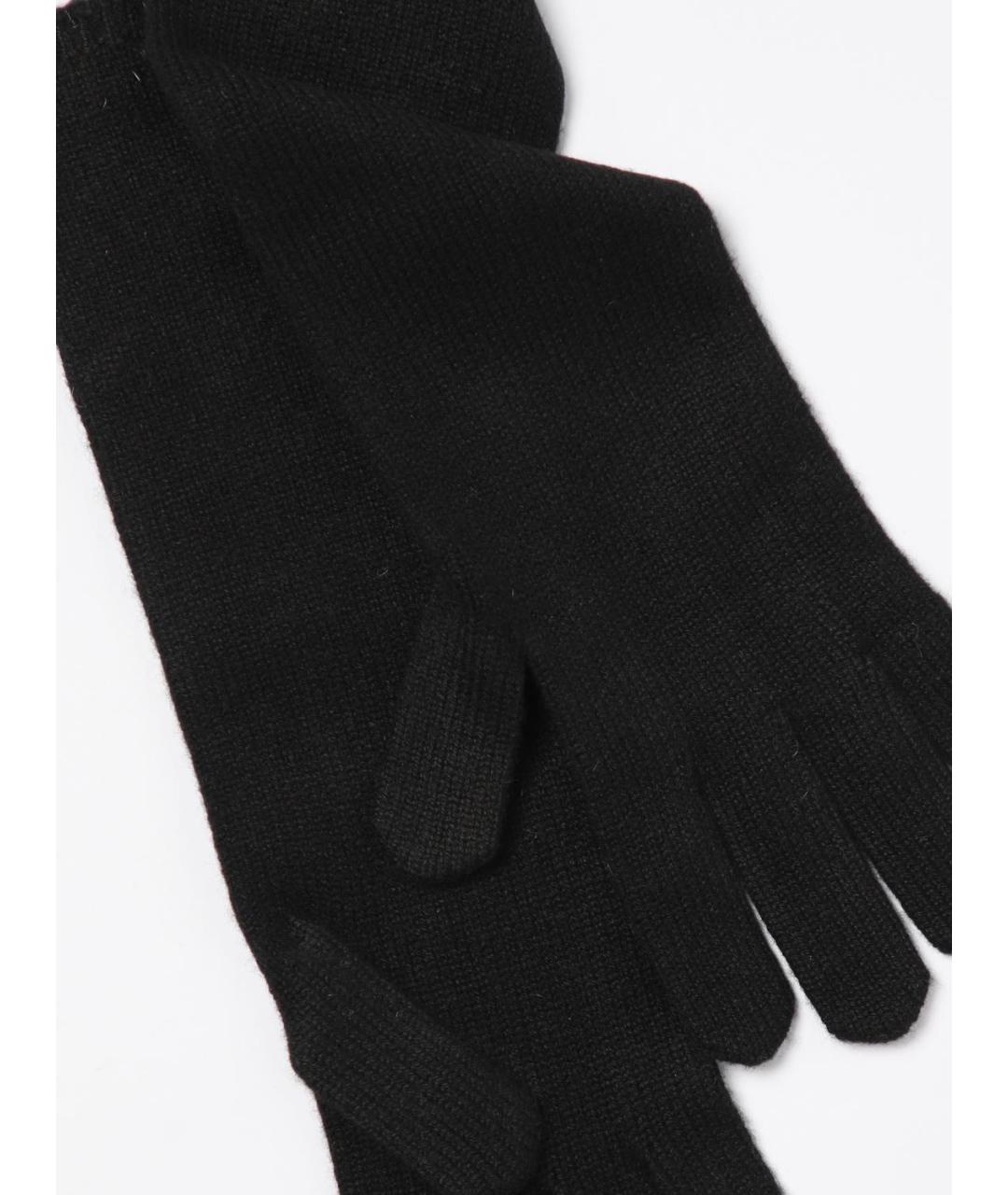 MAX MARA Черные перчатки, фото 2