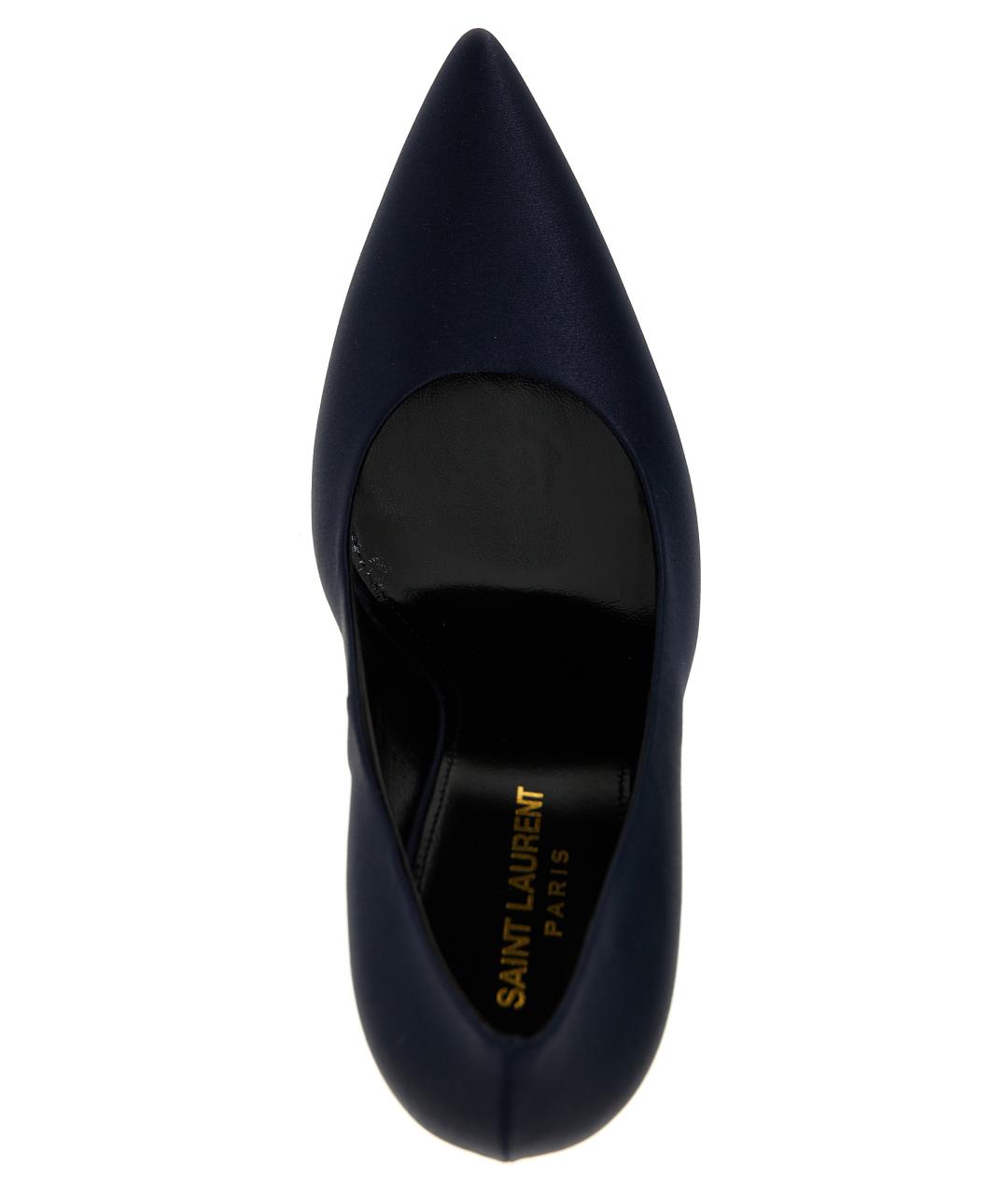 SAINT LAURENT Темно-синие туфли, фото 4