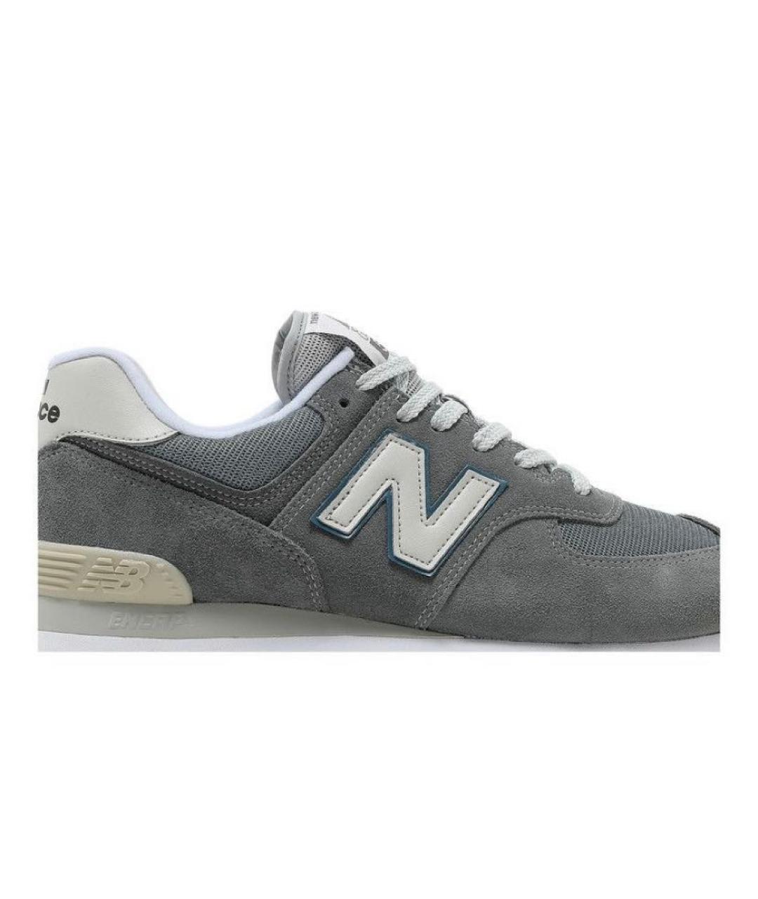 NEW BALANCE Серые замшевые кроссовки, фото 2