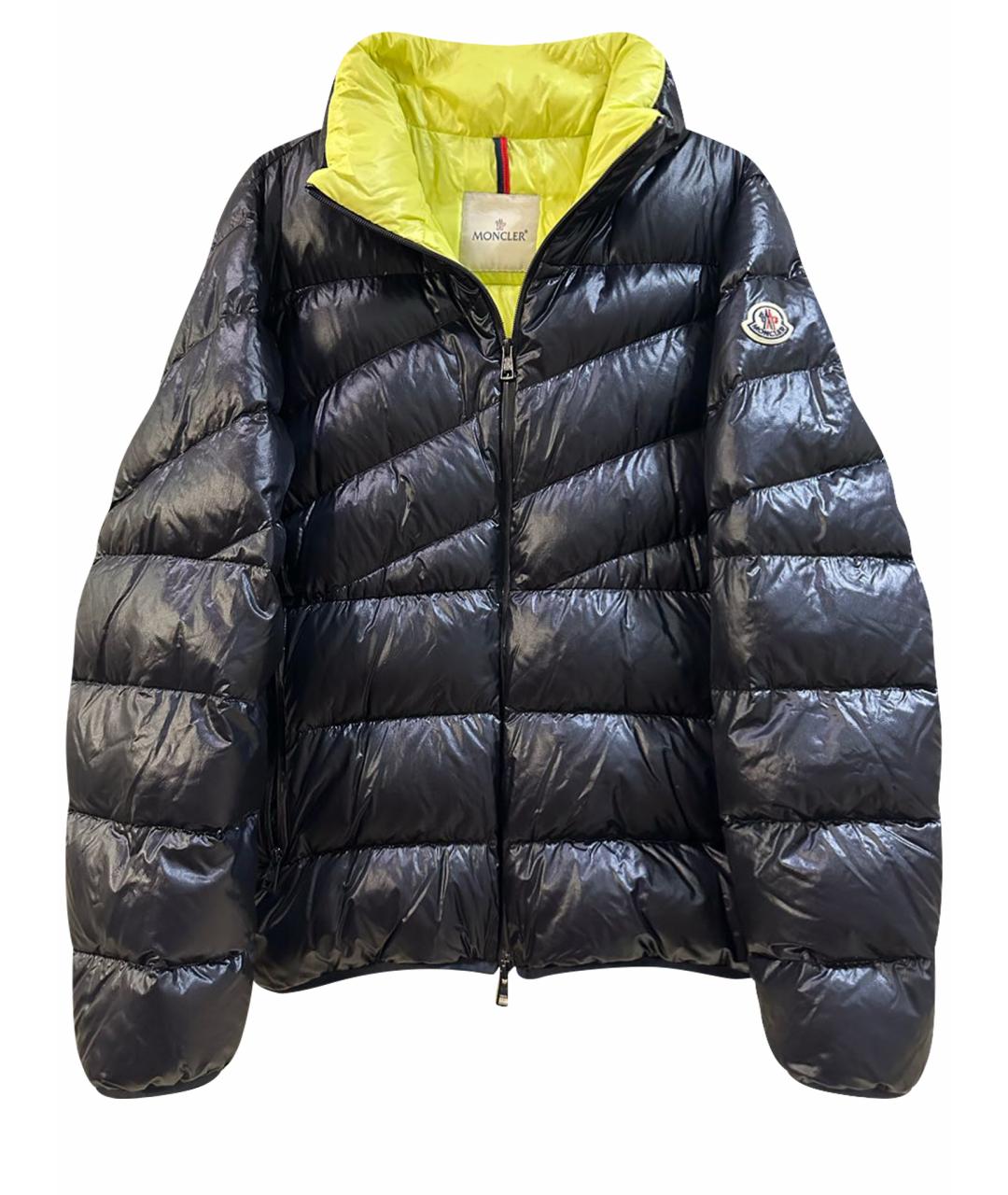 MONCLER Черный пуховик, фото 1