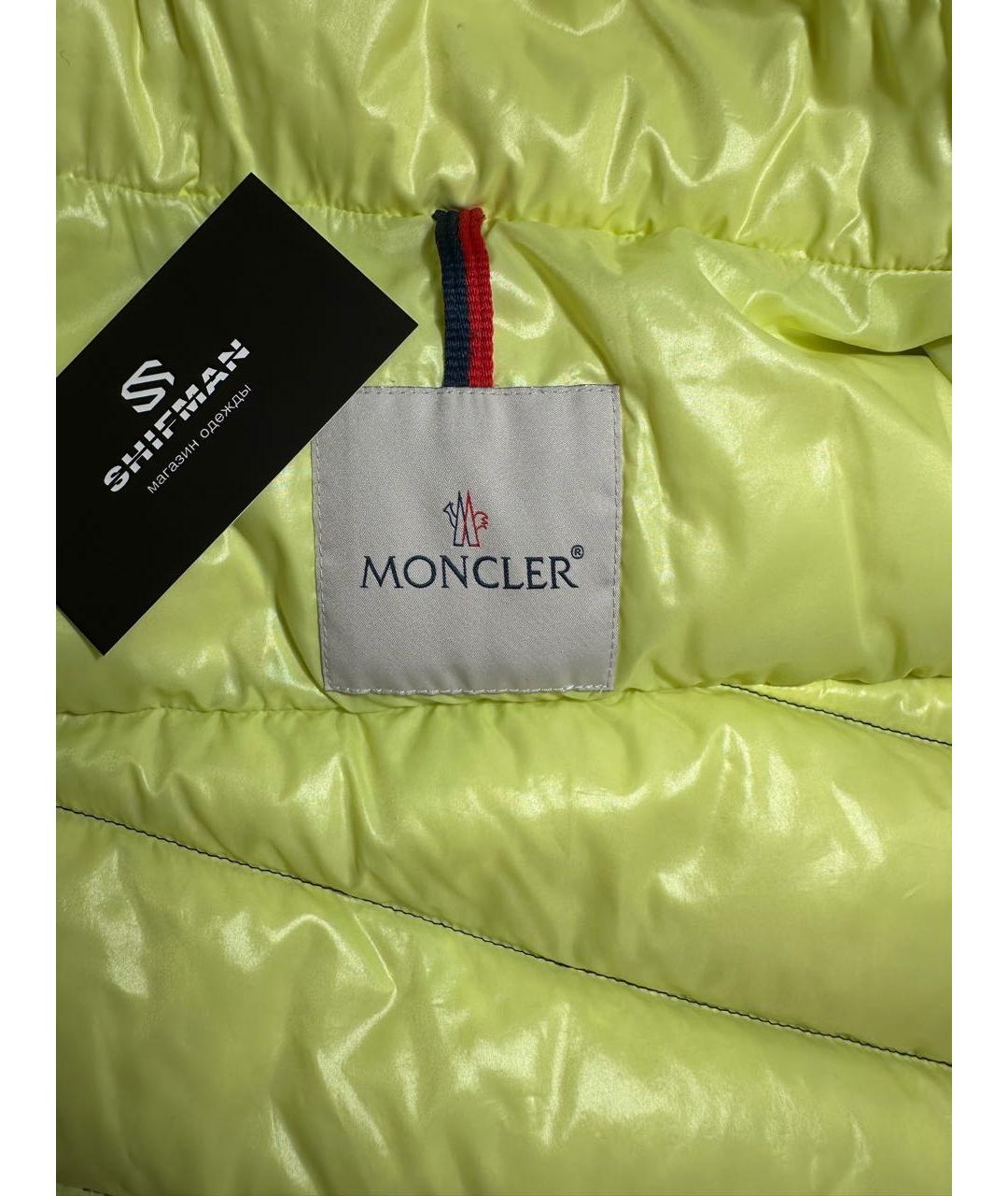 MONCLER Черный пуховик, фото 5