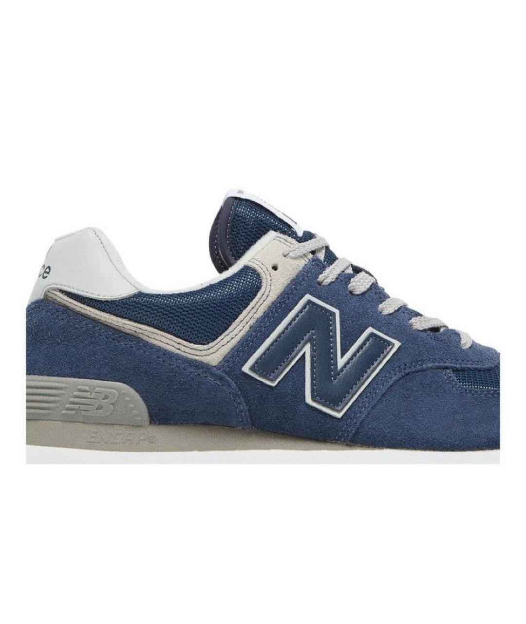 NEW BALANCE Темно-синие замшевые кроссовки, фото 2