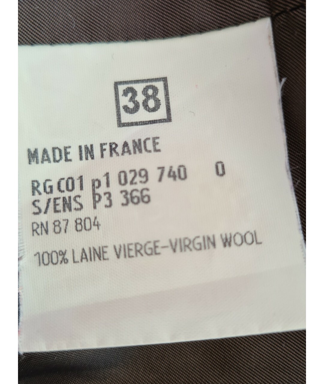 YVES SAINT LAURENT VINTAGE Коричневый шерстяной жакет/пиджак, фото 4