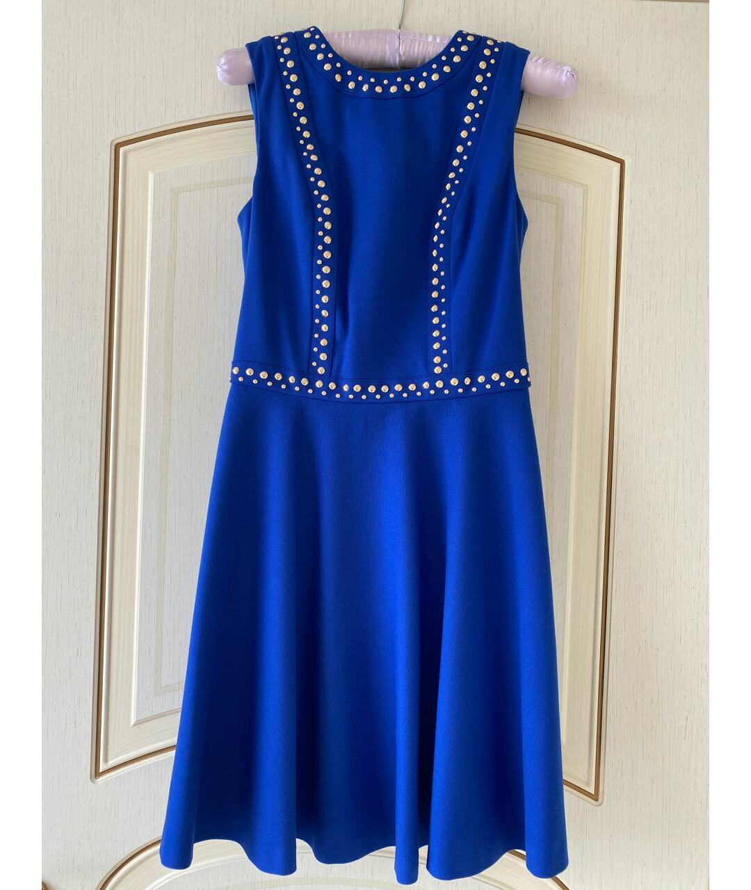 VERSUS VERSACE Синее коктейльное платье, фото 6