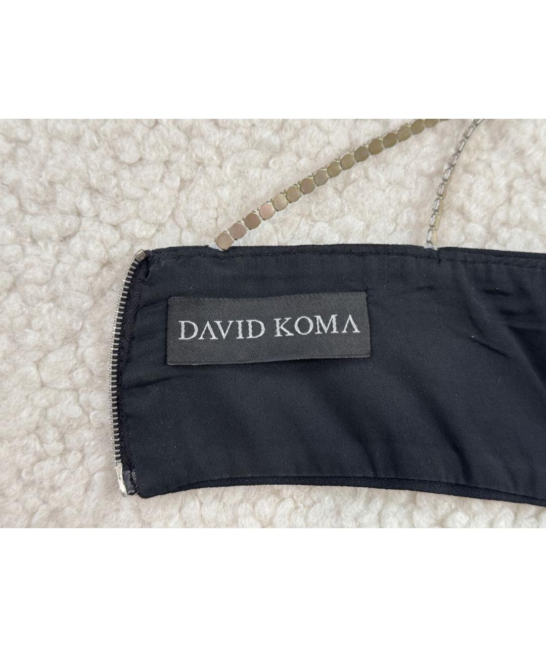 DAVID KOMA Черный корсет, фото 5