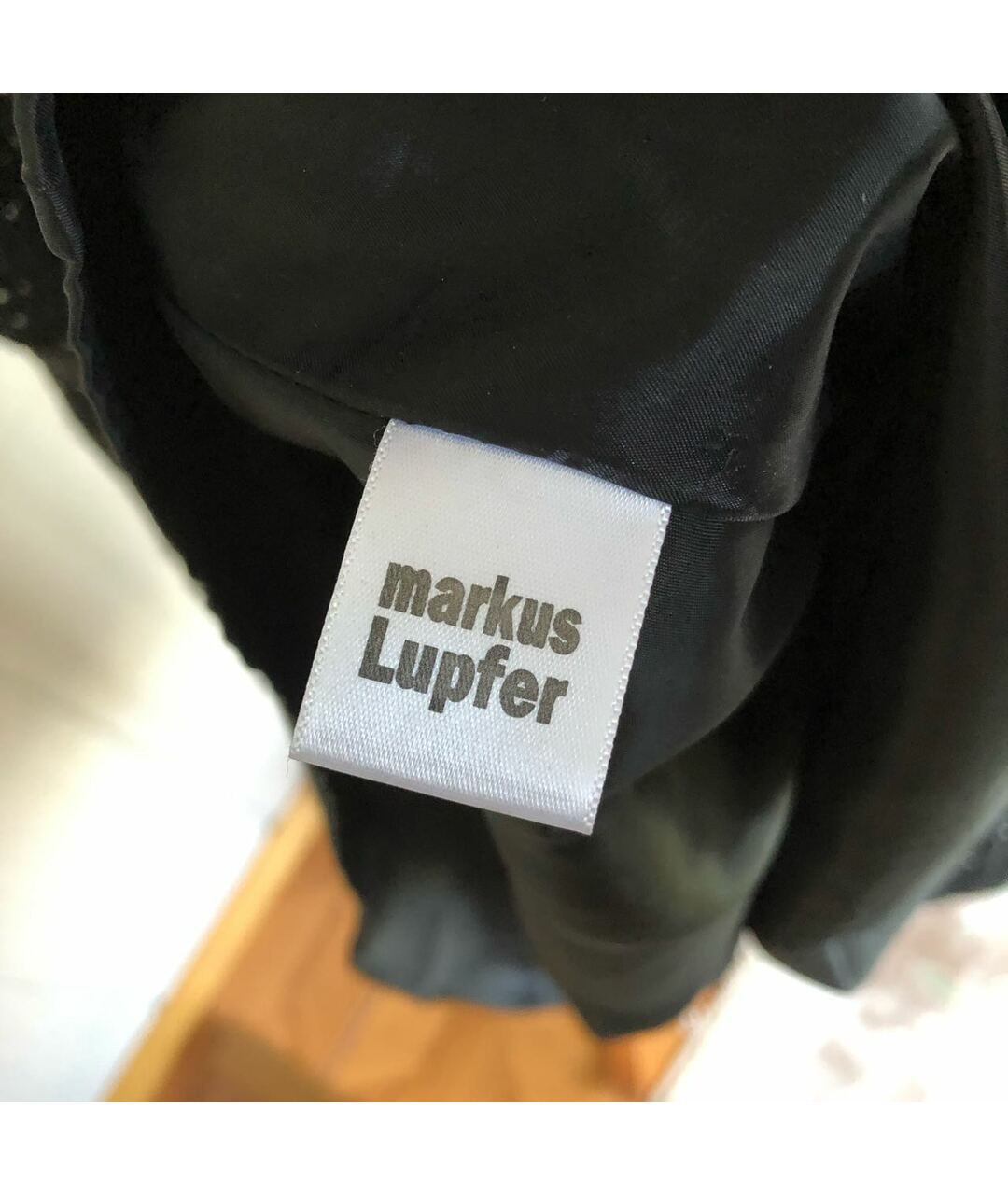MARKUS LUPFER Черное хлопковое коктейльное платье, фото 6