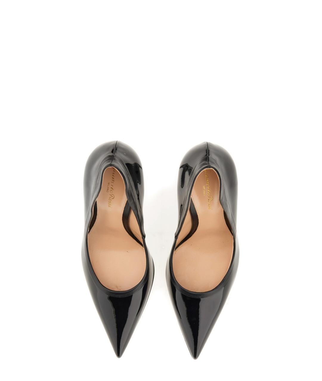 GIANVITO ROSSI Черные кожаные туфли, фото 2