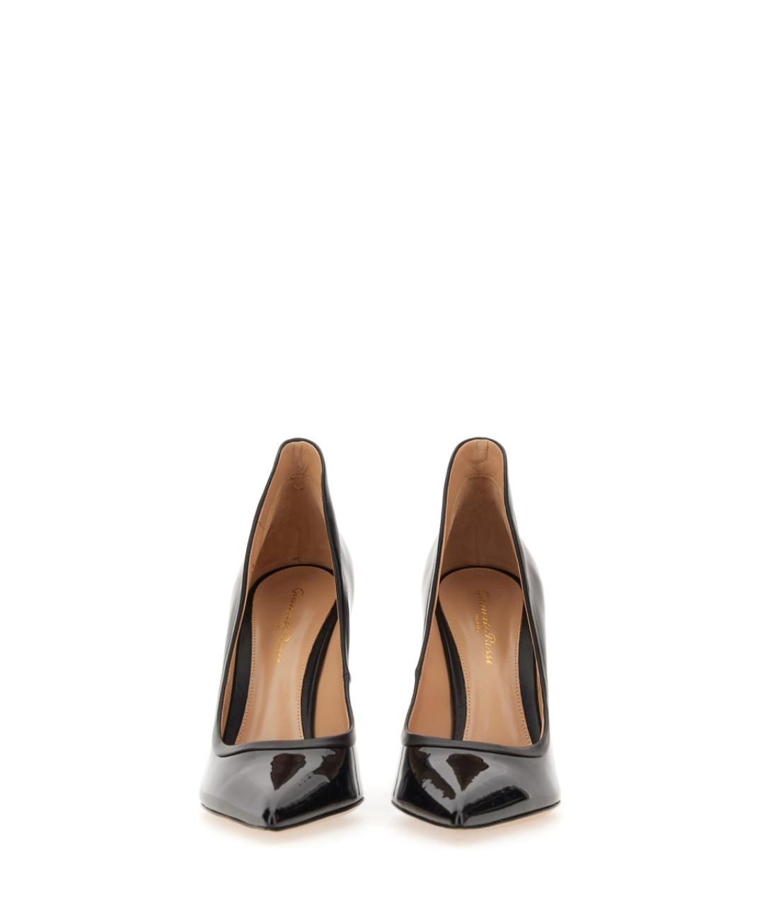 GIANVITO ROSSI Черные кожаные туфли, фото 4