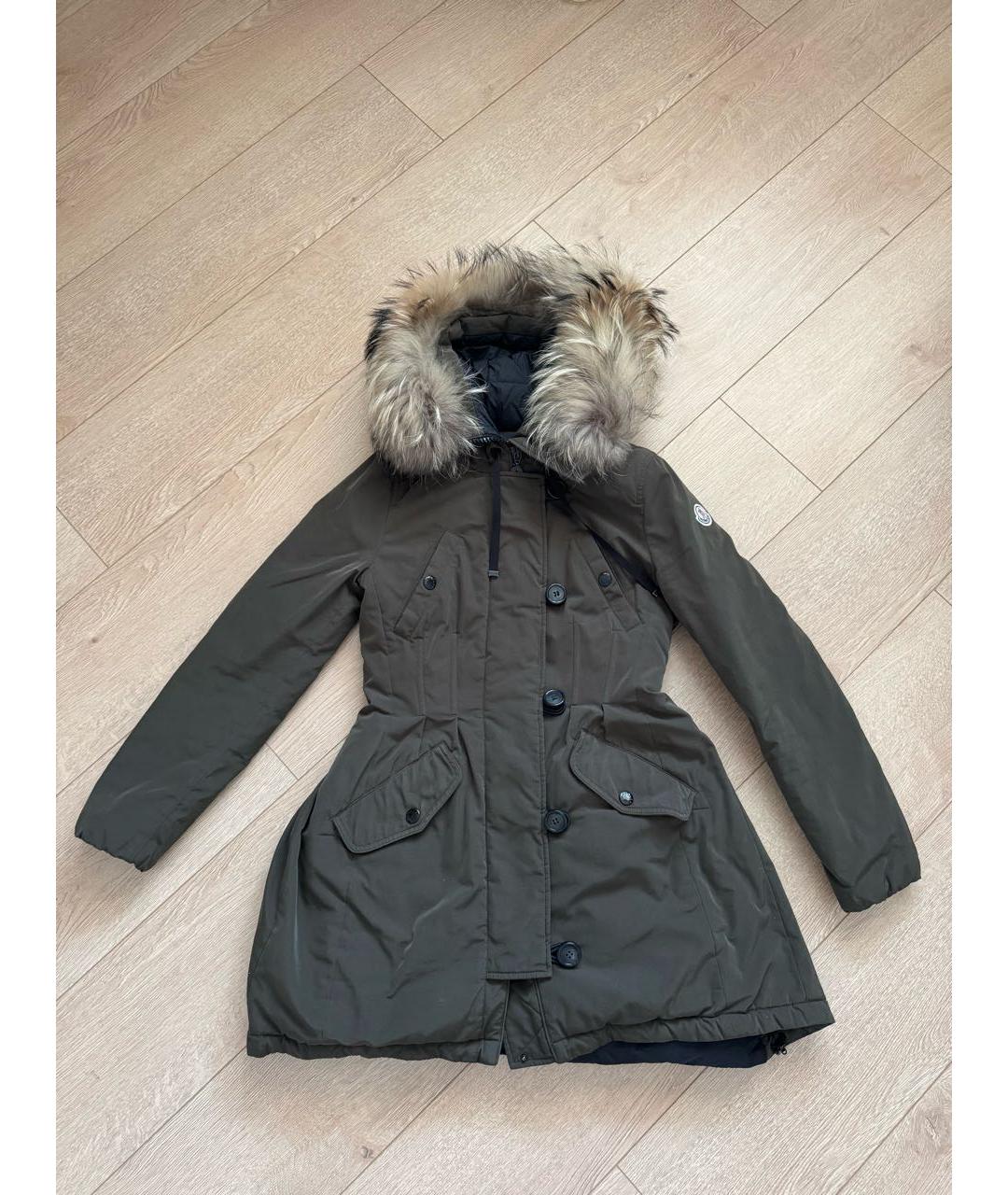 MONCLER Хаки парка, фото 9