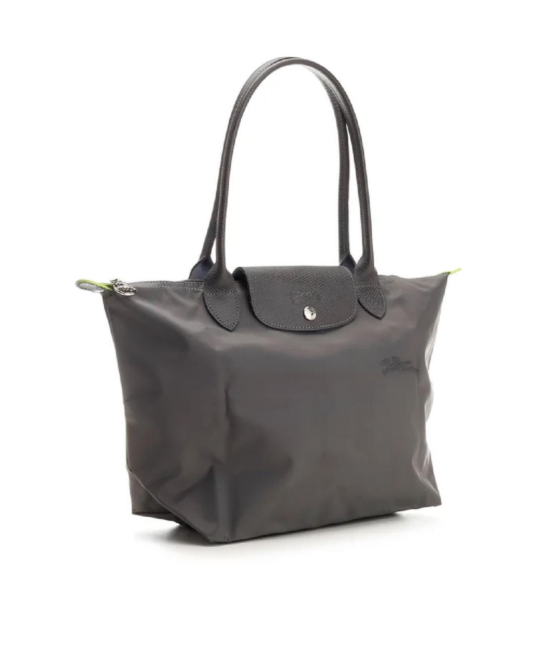 LONGCHAMP Антрацитовая сумка тоут, фото 3