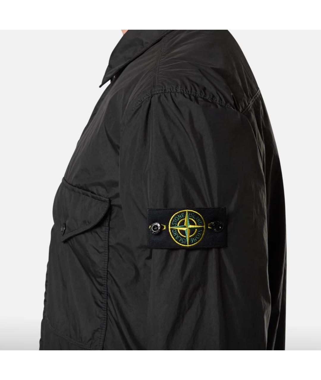 STONE ISLAND Черная куртка, фото 3